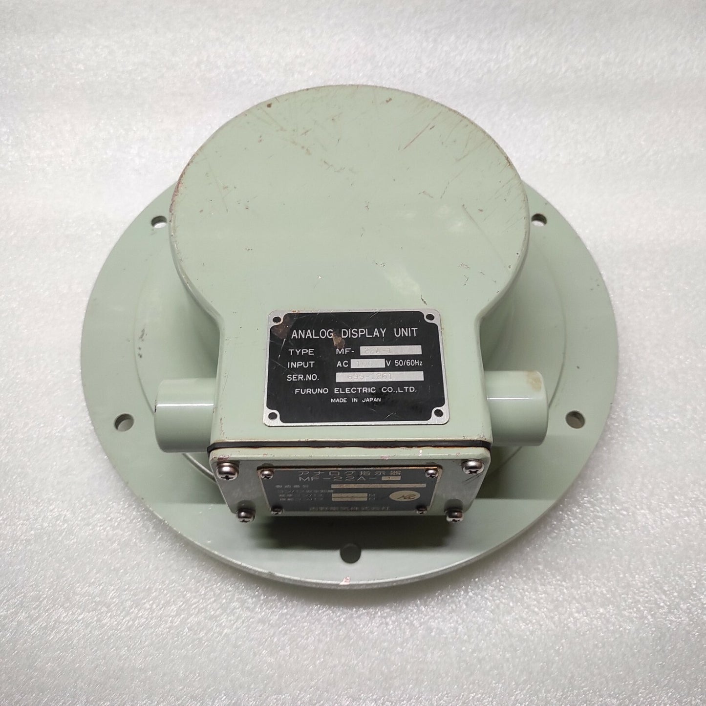FURUNO KTS MF-22A-1 ANALOG DISPLAY UNIT 100V AC