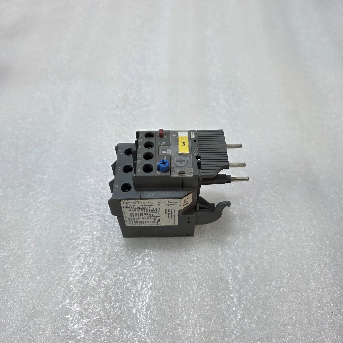ABB TF42-3.1 THERMAL OVERLOAD RELAY 2.3–3.1A MOTOR PROTECTION IEC 60947 GERMANY