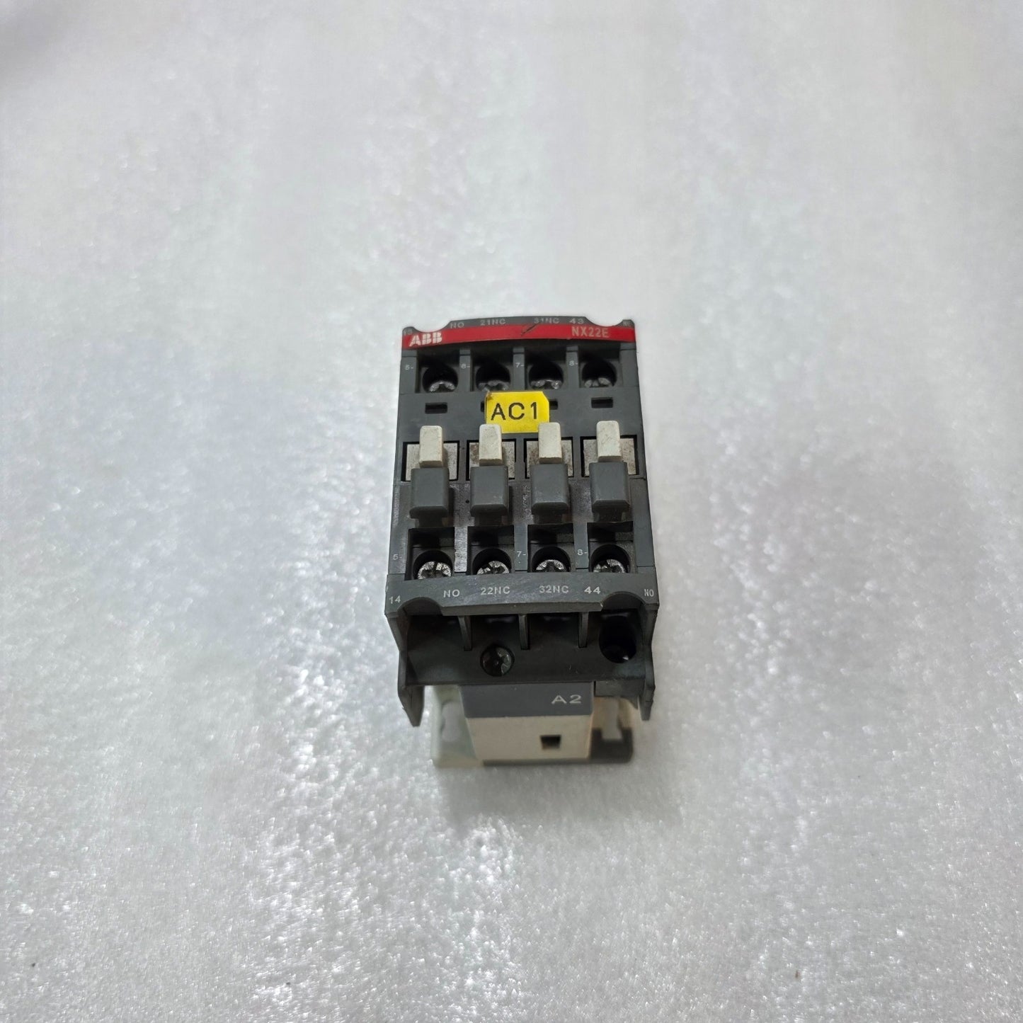 ABB NX22E AUXILIARY CONTACTOR BLOCK 2NO+2NC 16A CONTROL INDUSTRIAL RELAY 230V