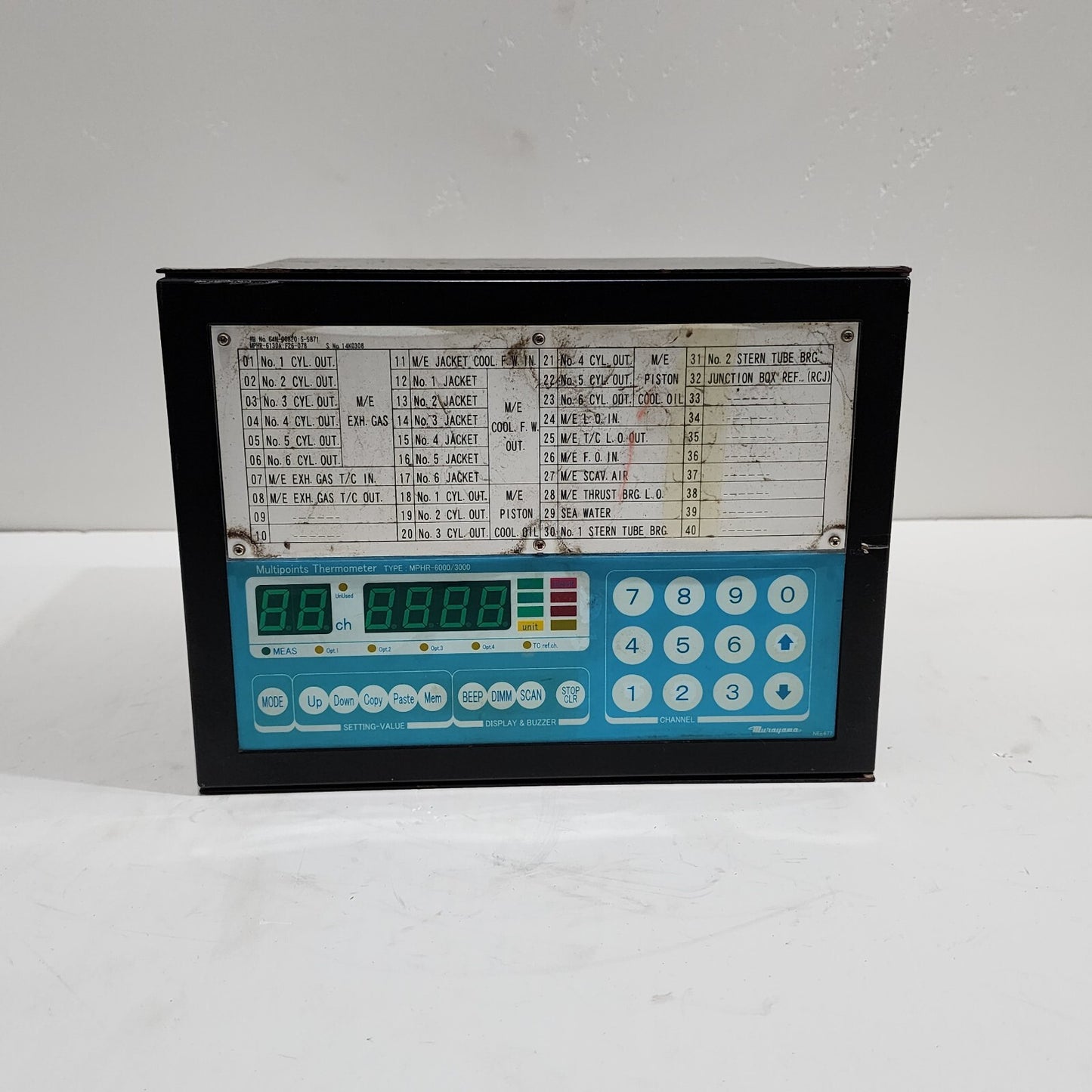 MURAYAMA MPHR-6000/3000 MULTIPOINTS THERMOMETER  NEE677