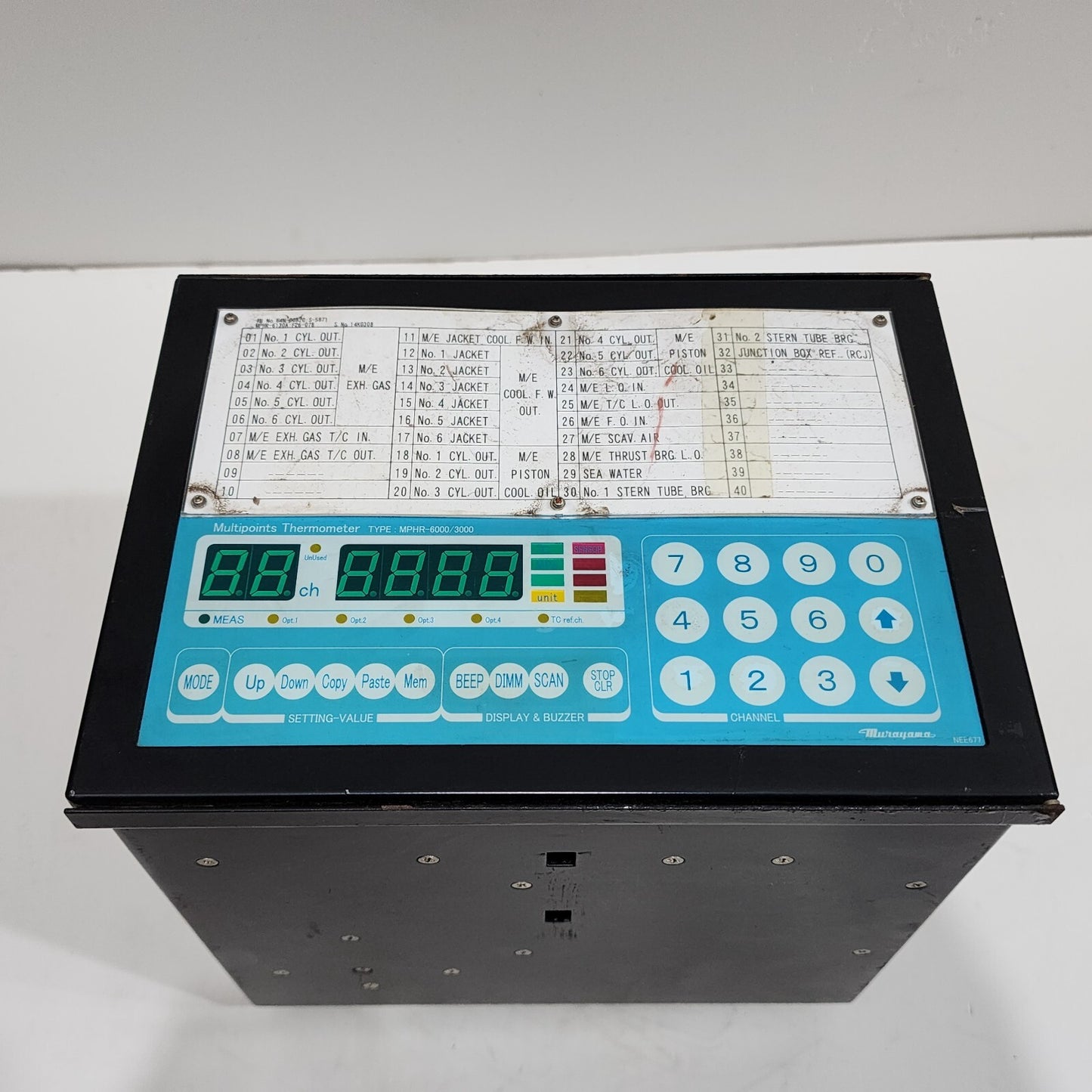 MURAYAMA MPHR-6000/3000 MULTIPOINTS THERMOMETER  NEE677