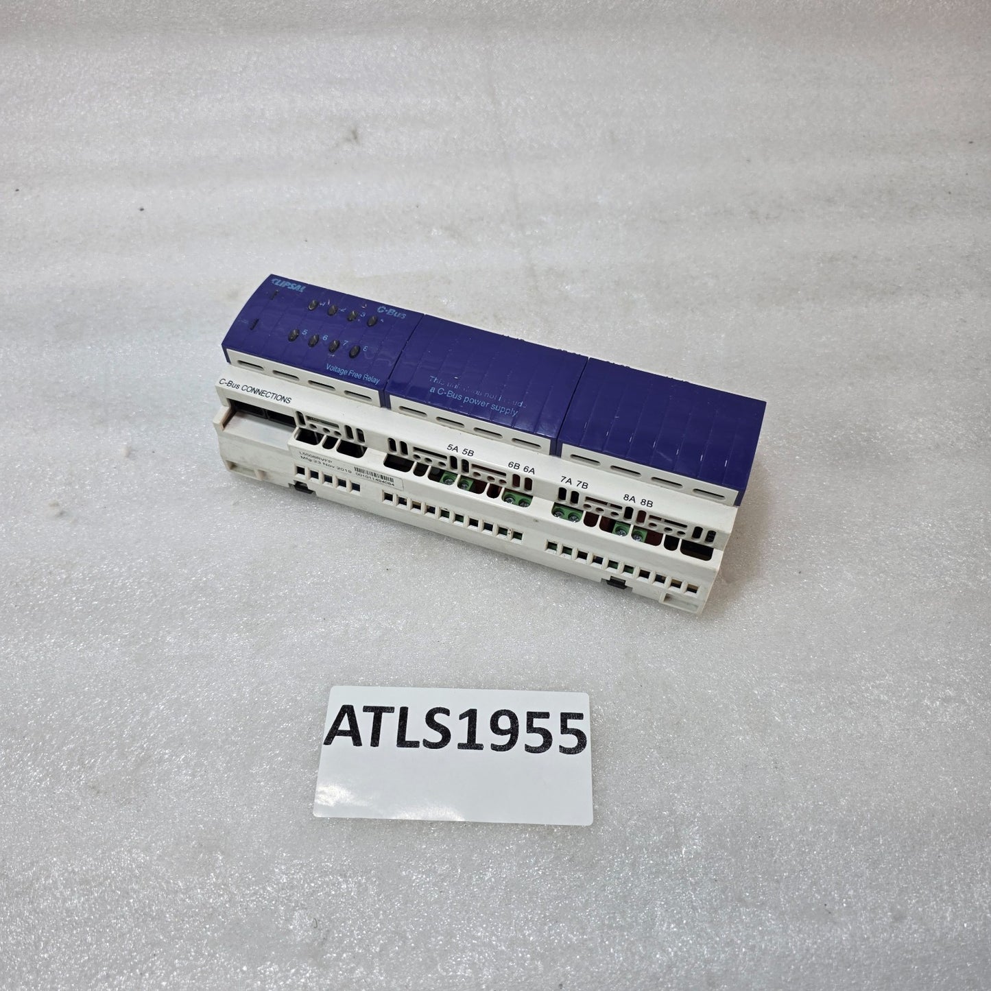 CLIPSAL C-BUS L5508RVF 8 CHANNEL RELAY MODULE 240V 10A LIGHTING CONTROL UNIT