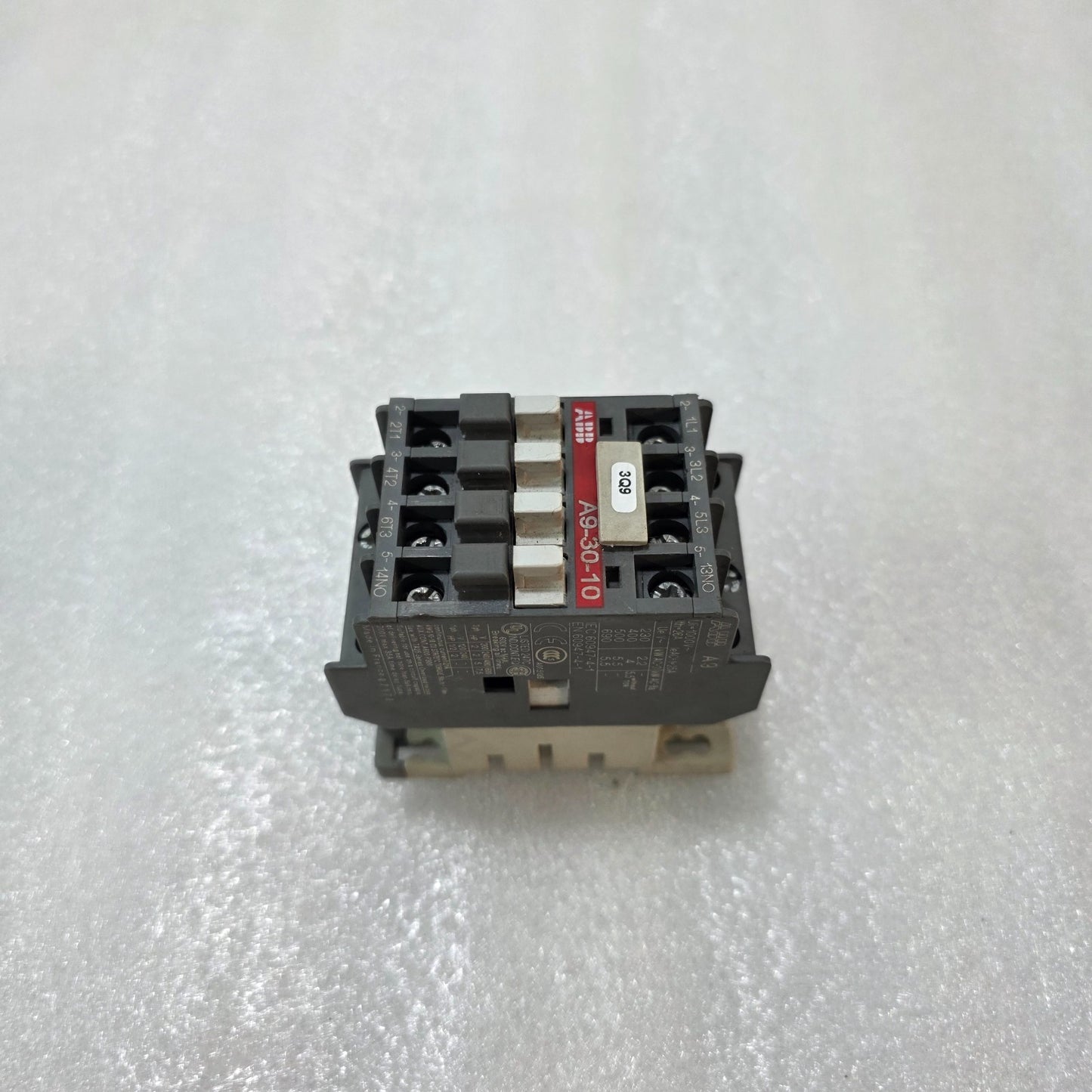 2 UNIT X ABB A9-30-10 CONTACTOR | 3 POLE 25A AC-1 | 4KW @ 400V | 1NO AUXILIARY