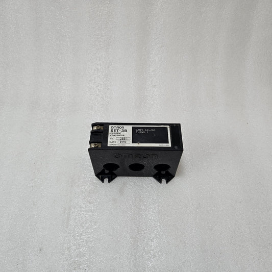 OMRON SET3B CURRENT CONVERTER 64-160A INDUSTRIAL CURRENT SENSOR DAMAGE ON BOTTOM
