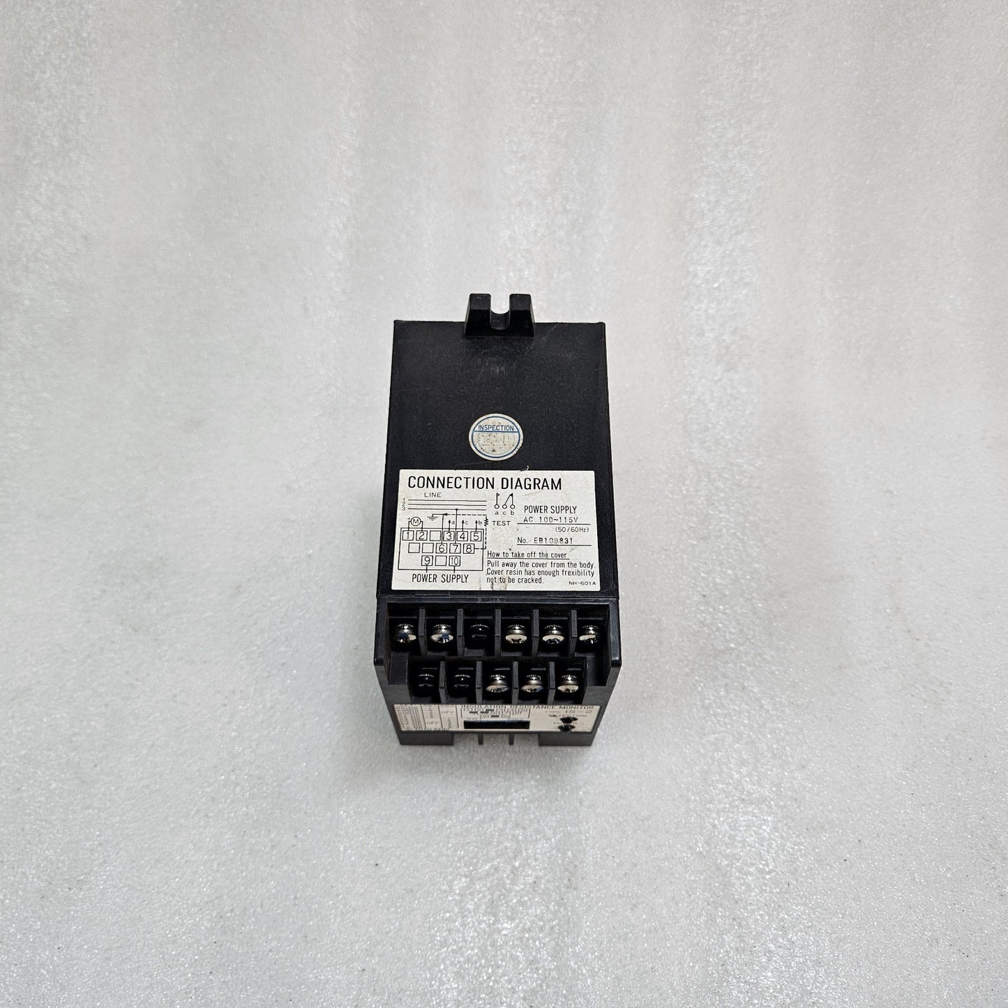TOYO KEIKI IS-2 INSULATION RESISTANCE MONITOR NH-600A AC100-115V ALARM RELAY IND