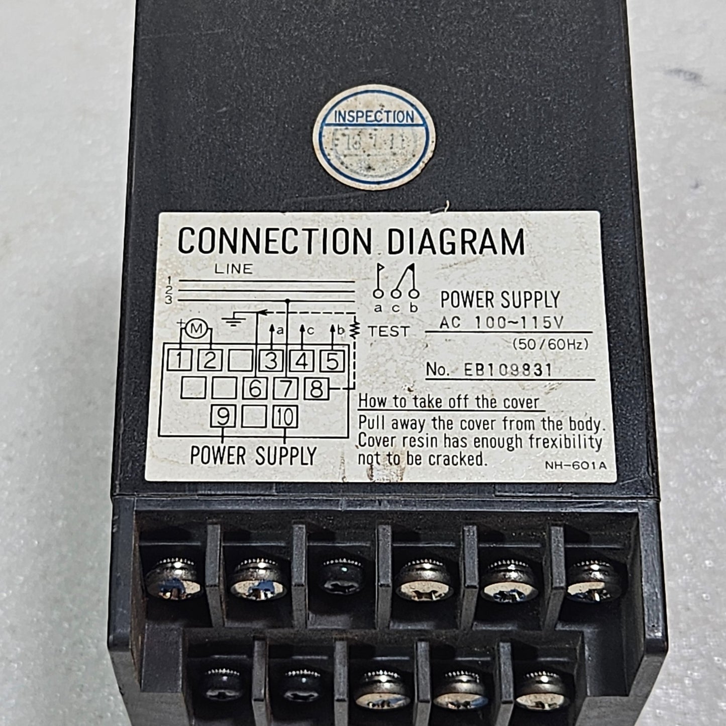 TOYO KEIKI IS-2 INSULATION RESISTANCE MONITOR NH-600A AC100-115V ALARM RELAY IND