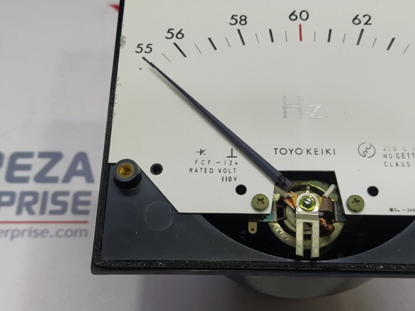Toyo Keiki FCF-12N Frequency Meter 110V JIS C 1102 CE117608