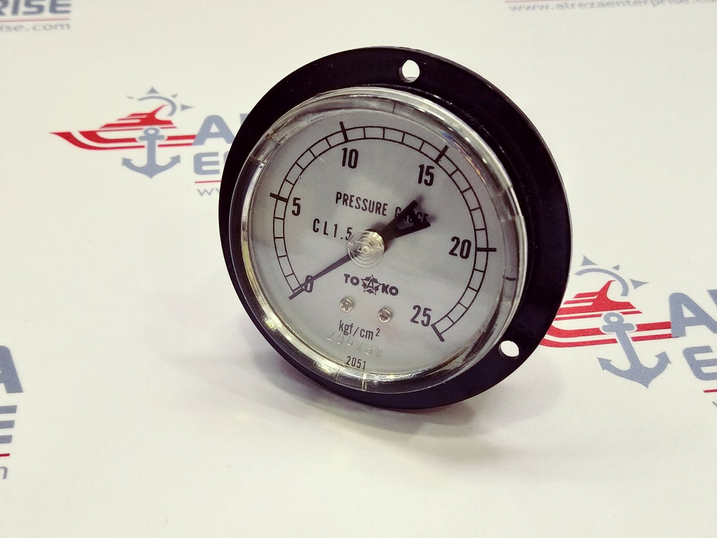 Daikin 285326 Pressure Gauge DU7/16 X 60 X 2 Toako CL1.5 0-25 kgf/cm2 R3624002-2