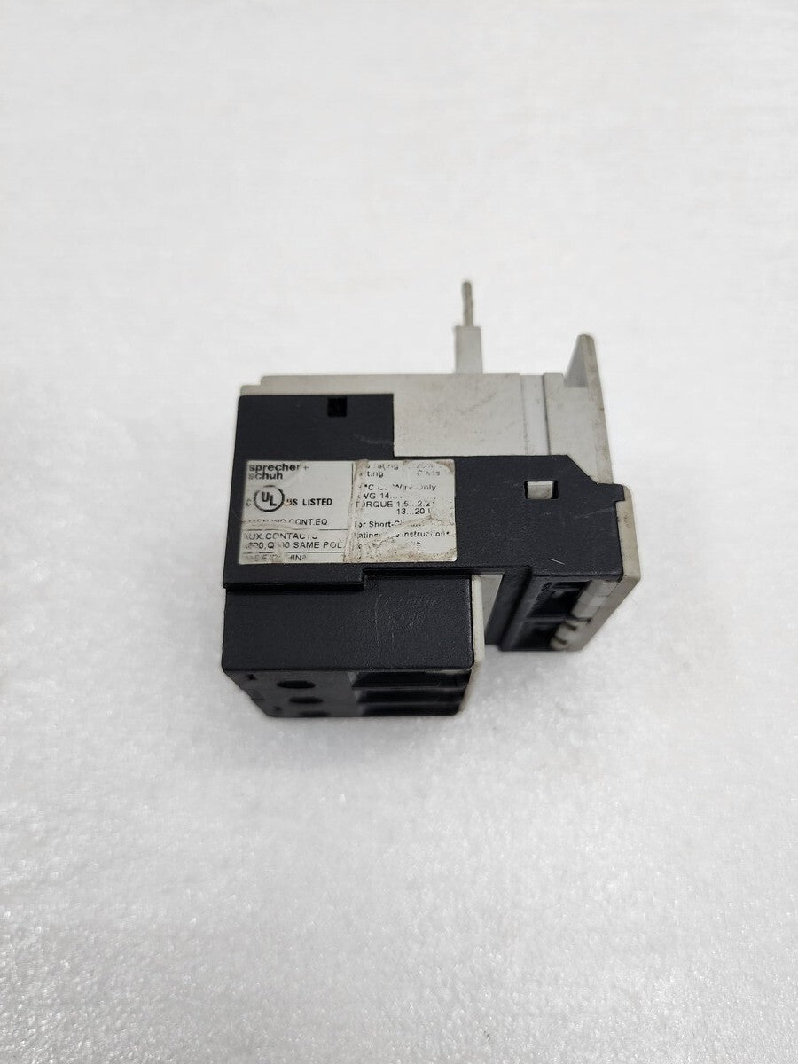 SPRECHER + SCHUH CT7N-37-C21 SER A OVERLOAD RELAY 17.5-21.5A