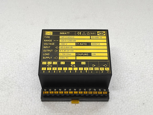 DEIF TAP-210DG/3 INWATT TRANSDUCER 251908.10