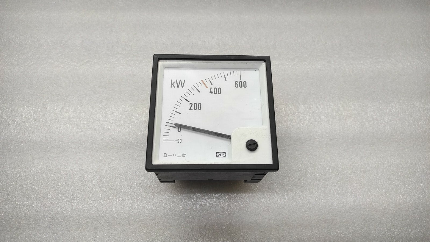 DEIF KW METER 100036913.20 KILOWATT METER 115VAC 750/5A