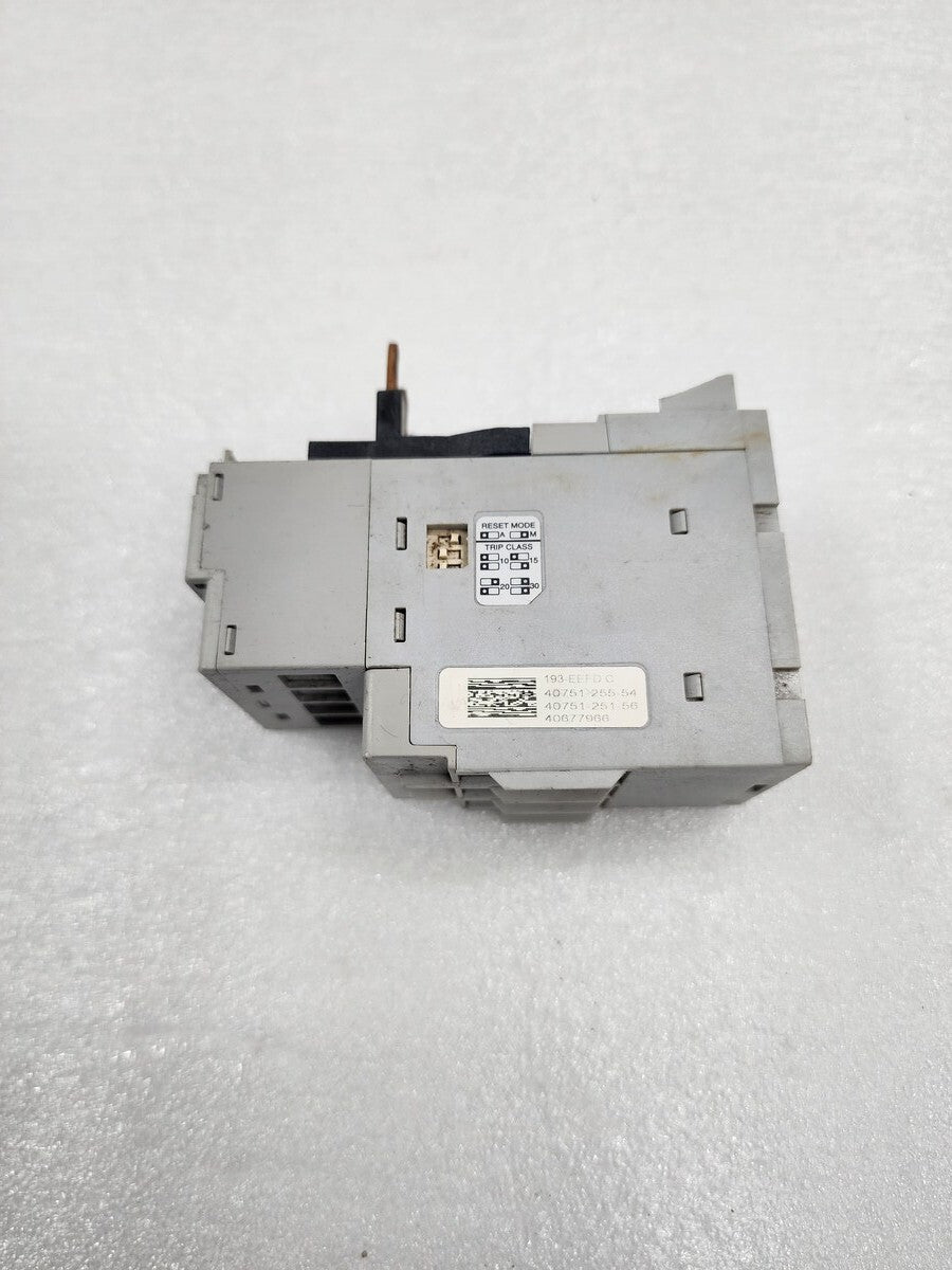 ALLEN BRADLEY E1 PLUS CAT 193-EEFD SER C OVERLOAD RELAY 9-45A