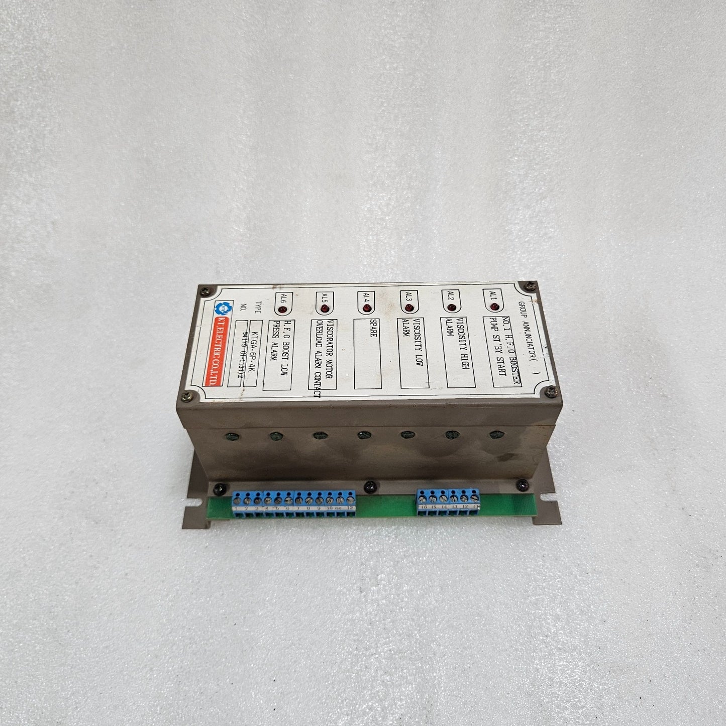 KT ELECTRIC KTGA-6P-4K MARINE ALARM ANNUNCIATOR MODULE – MULTI-CHANNEL PUMP