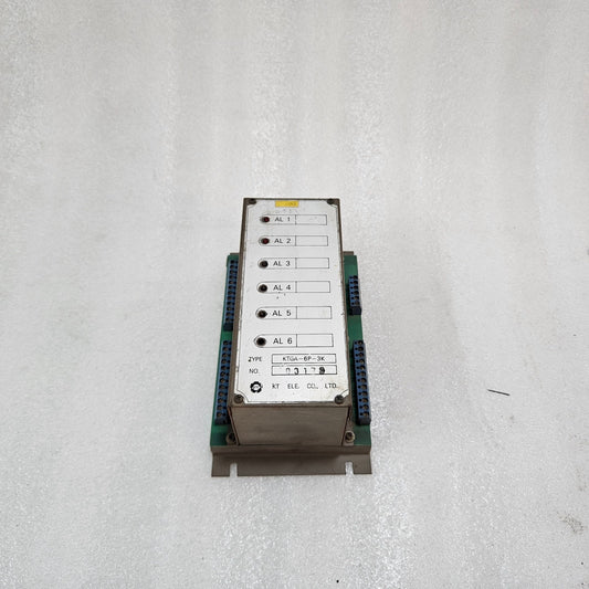 KT ELECTRIC KTGA-6P-3K ALARM INDICATOR MODULE | INDUSTRIAL CONTROL UNIT | MADE I