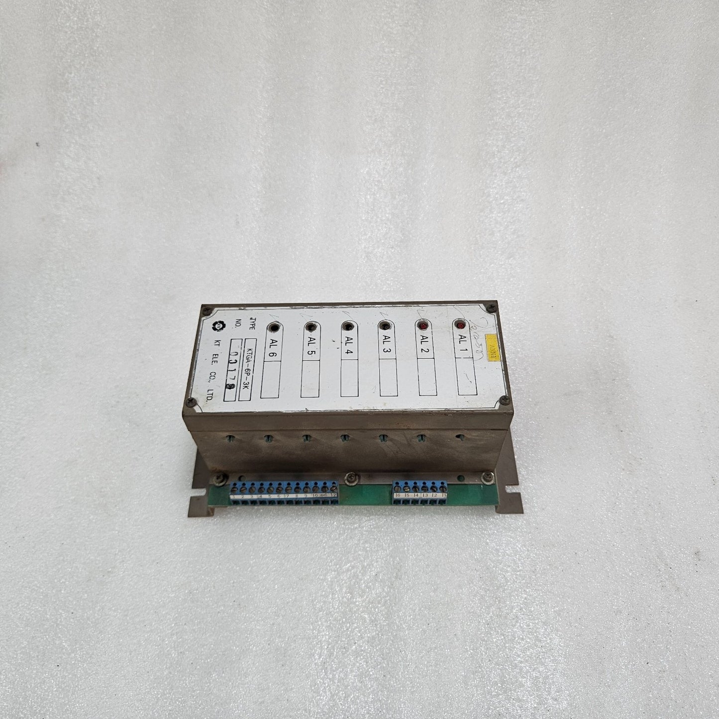 KT ELECTRIC KTGA-6P-3K ALARM INDICATOR MODULE | INDUSTRIAL CONTROL UNIT | MADE I