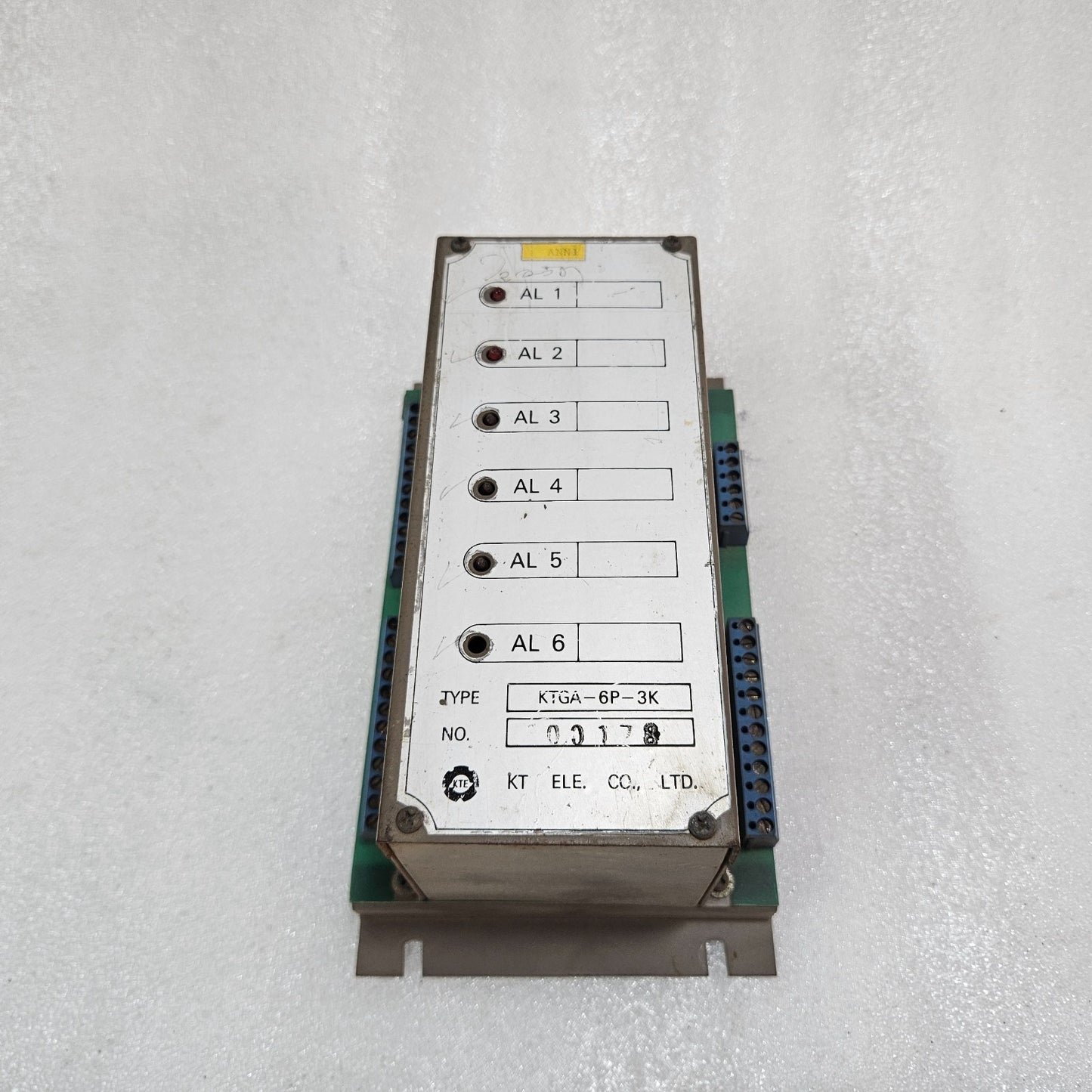 KT ELECTRIC KTGA-6P-3K ALARM INDICATOR MODULE | INDUSTRIAL CONTROL UNIT | MADE I