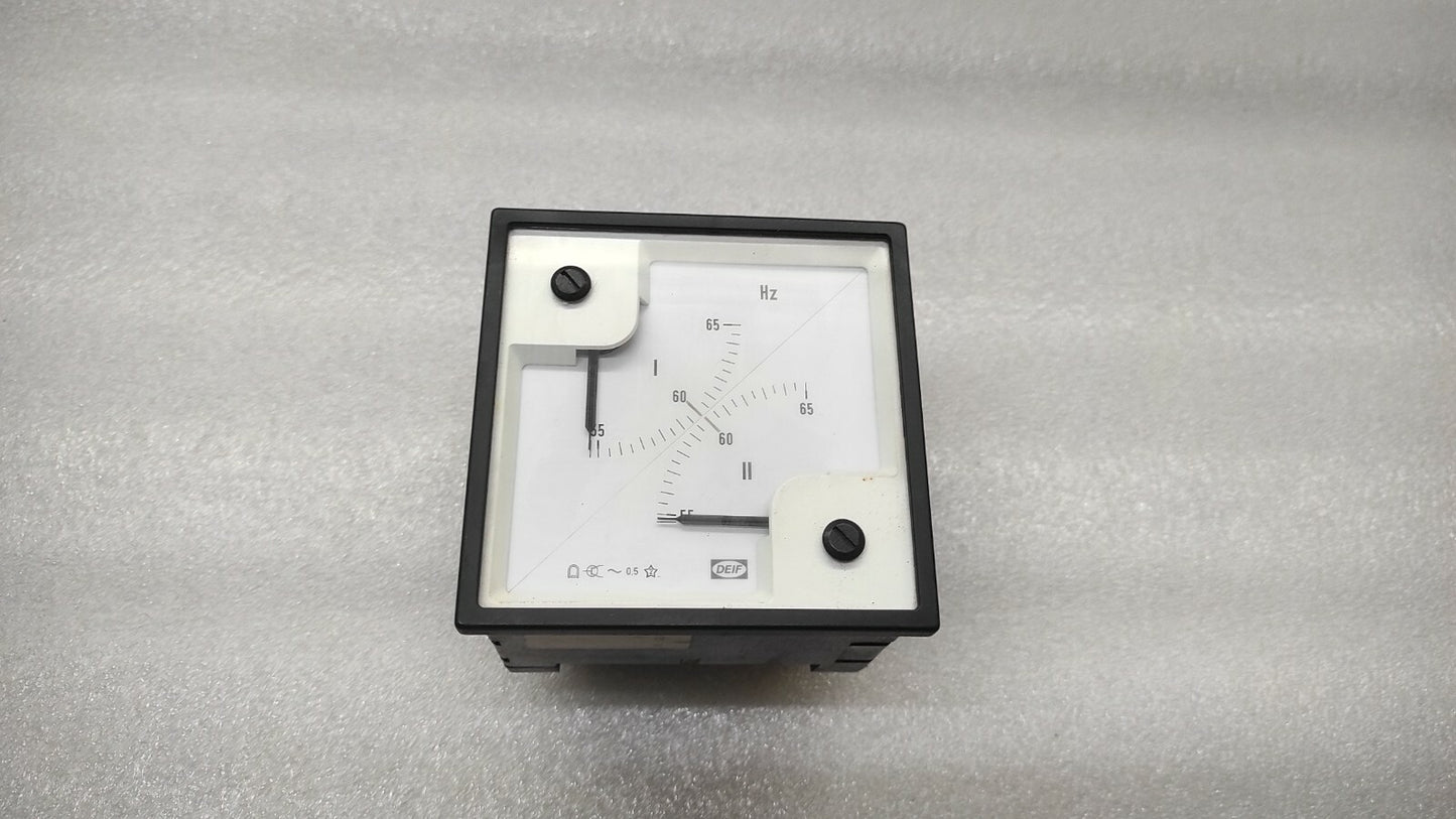 DEIF 2FQ96-X DOUBLE FREQUENCY METER 100014365/20