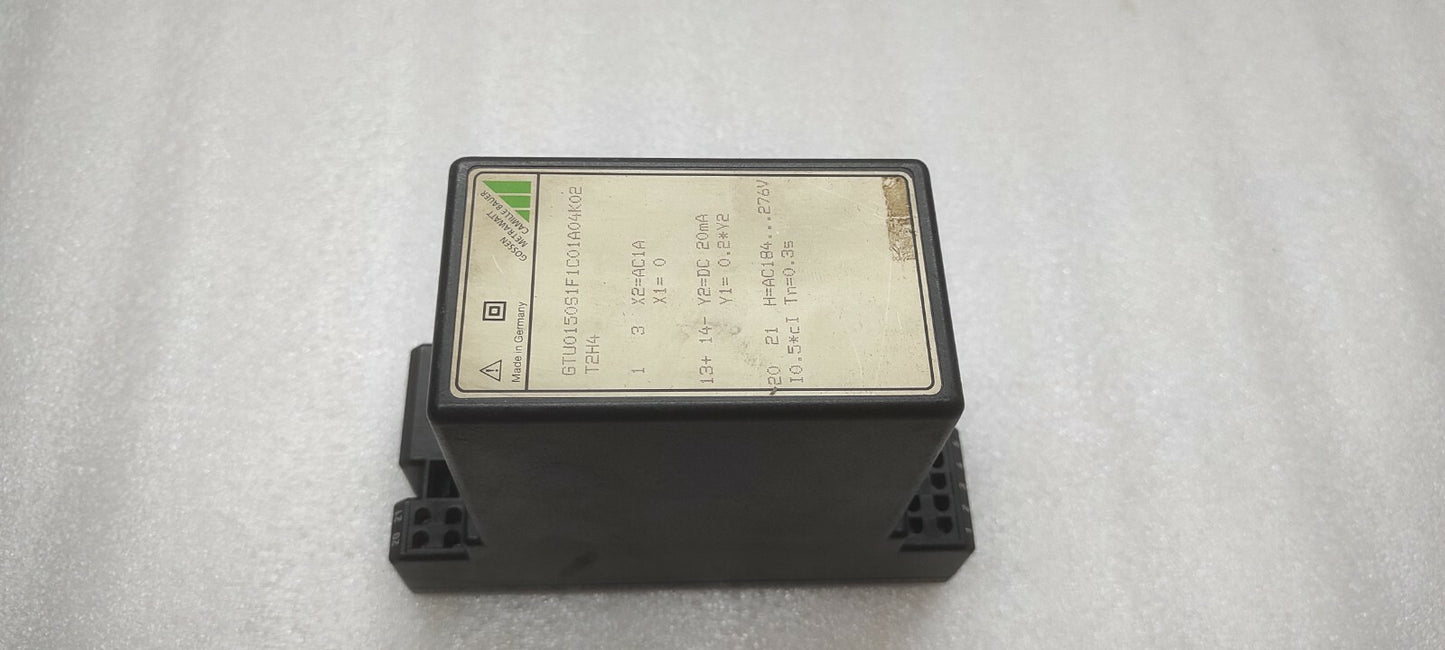 GOSSEN METRAWATT CAMILLE BAUER GTU0150S1F1C01A04K02 T2H4 184-276VAC