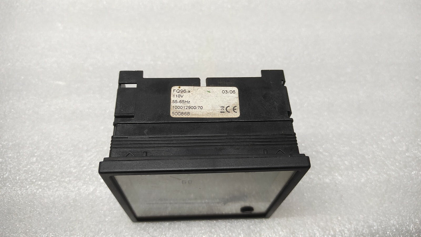 DEIF FQ96-X FREQUENCY METER 110V 100012900/70