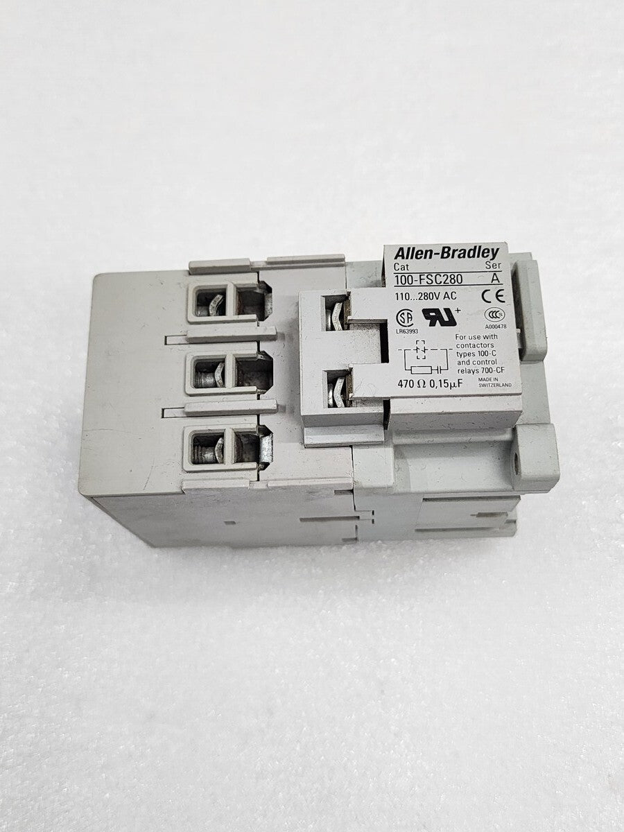 ALLEN BRADLEY CAT 100-C43-00 SER A MAGNETIC CONTACT COIL VOLTAGE 230V