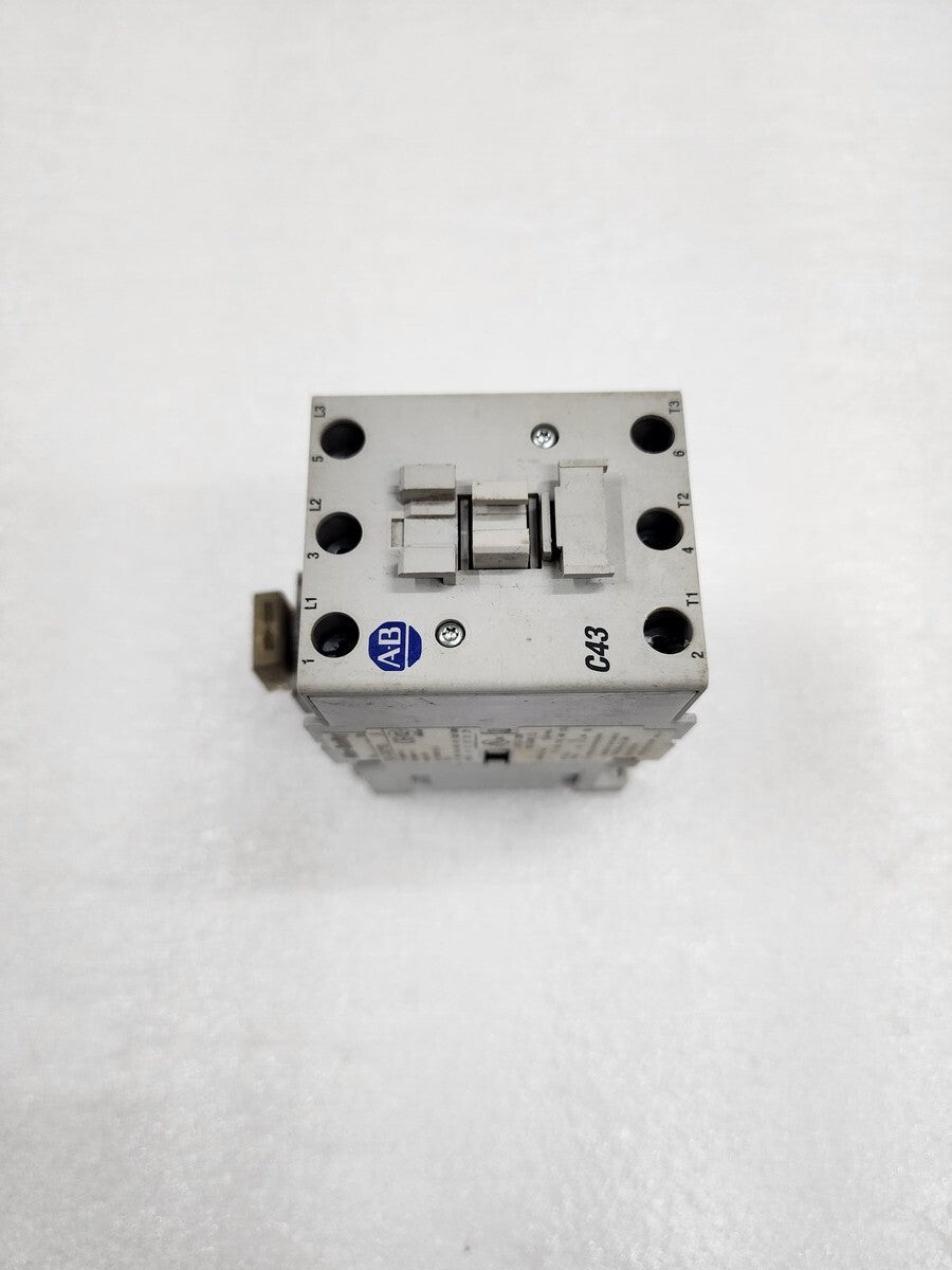 ALLEN BRADLEY CAT 100-C43-00 SER A MAGNETIC CONTACTOR COIL VOLTAGE 24VAC
