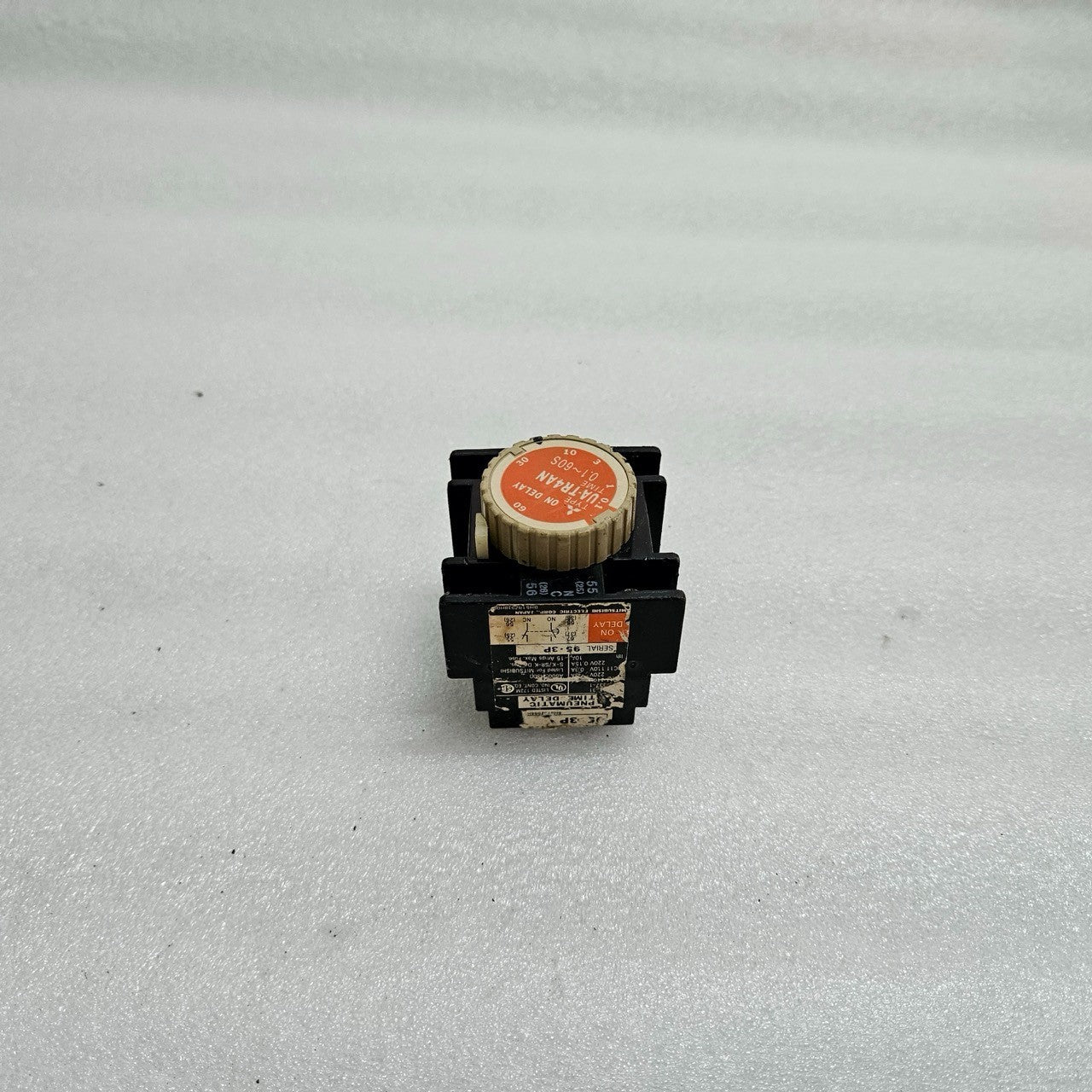 MITSUBISHI UA-TR4AN PNEUMATIC TIME-DELAY UNIT / ON-DELAY TIMER 0.1–60 SECONDS