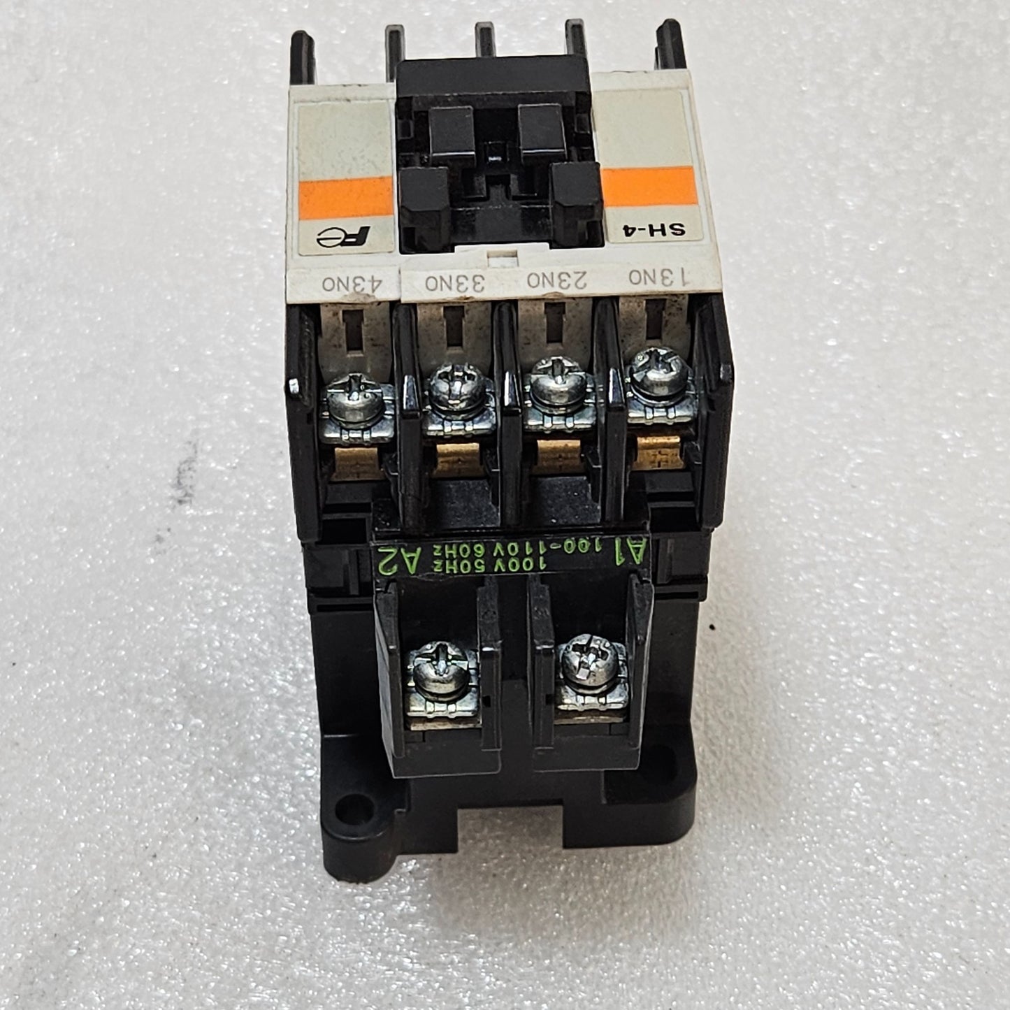 FUJI ELECTRIC SH-4 AUXILIARY CONTACTOR BLOCK 4NO WITH 100–110V COIL 10A