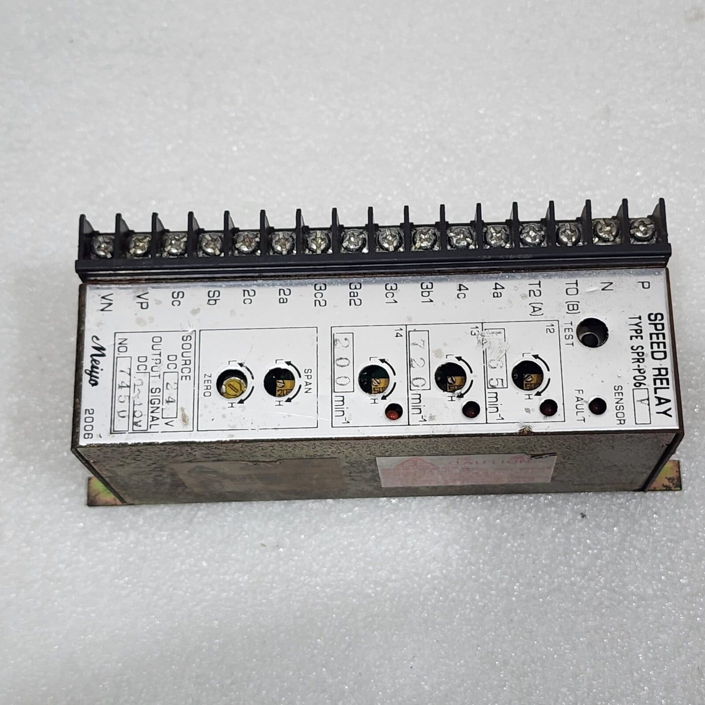 MEIYO SPR-P06-V SPEED RELAY DC 24V