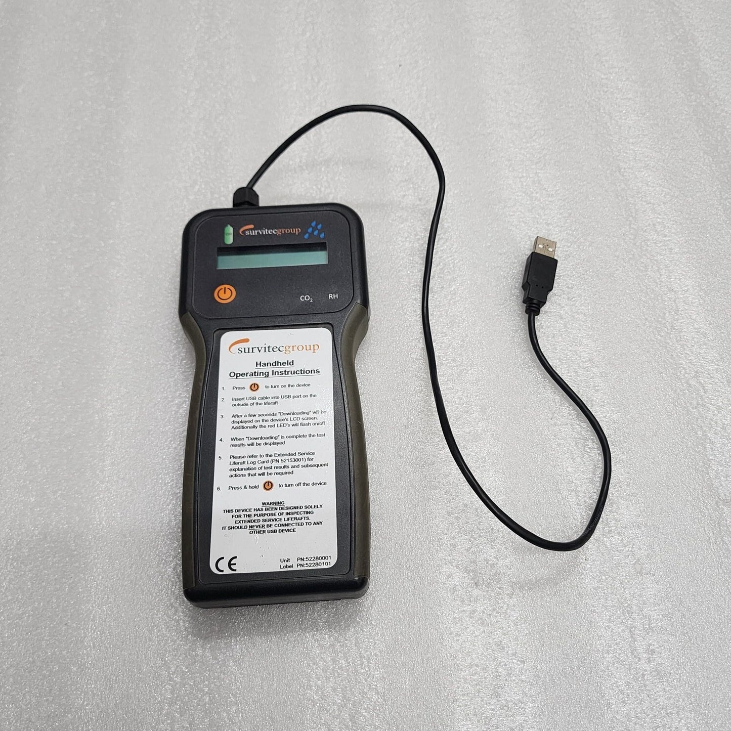 SURVITEC GROUP 52280001 HANDHELD OPERATING REMOTE 52280101