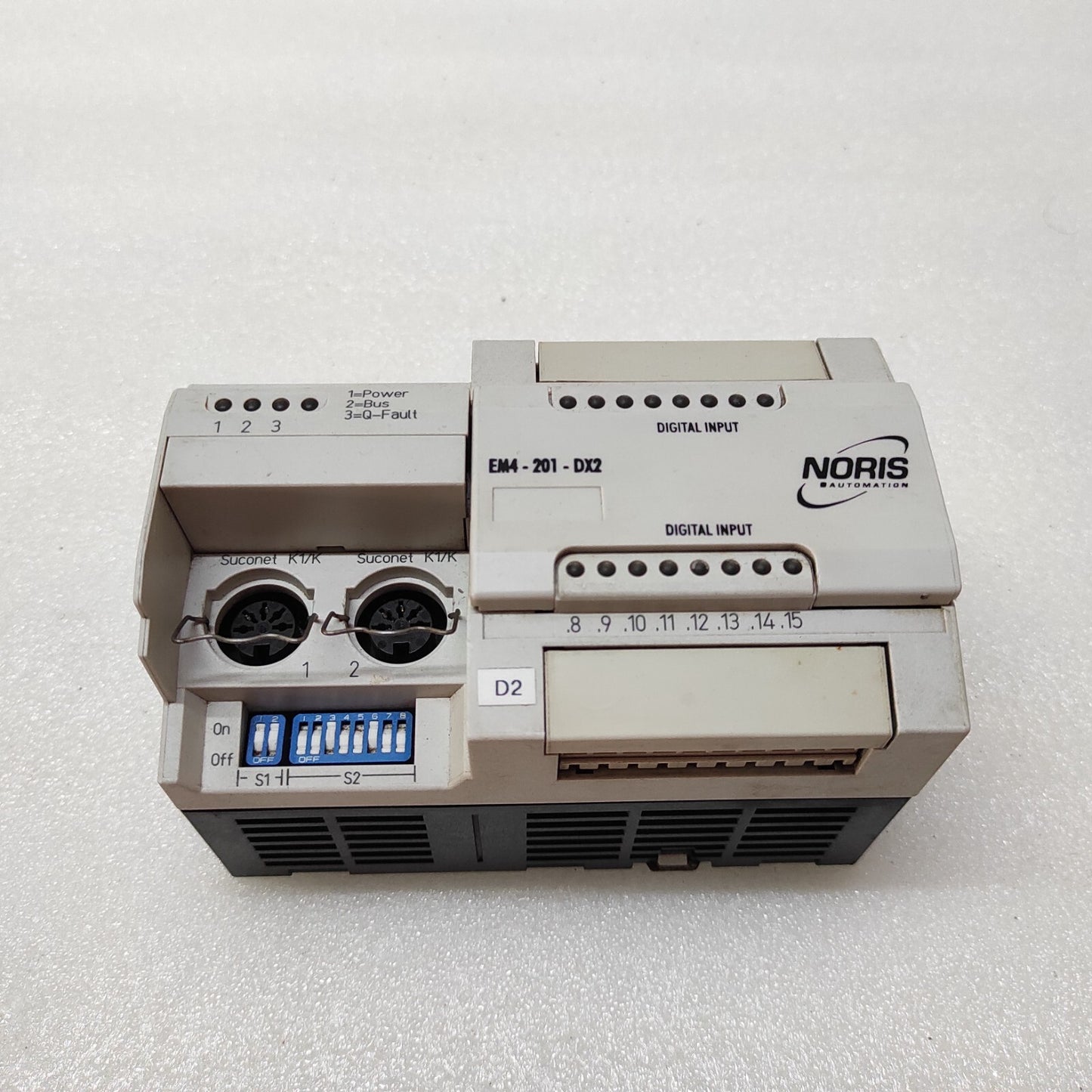 NORIS EM4-201-DX2 REMOTE EXPANSIOIN MODULE 24VDC MOELLER 24VDC