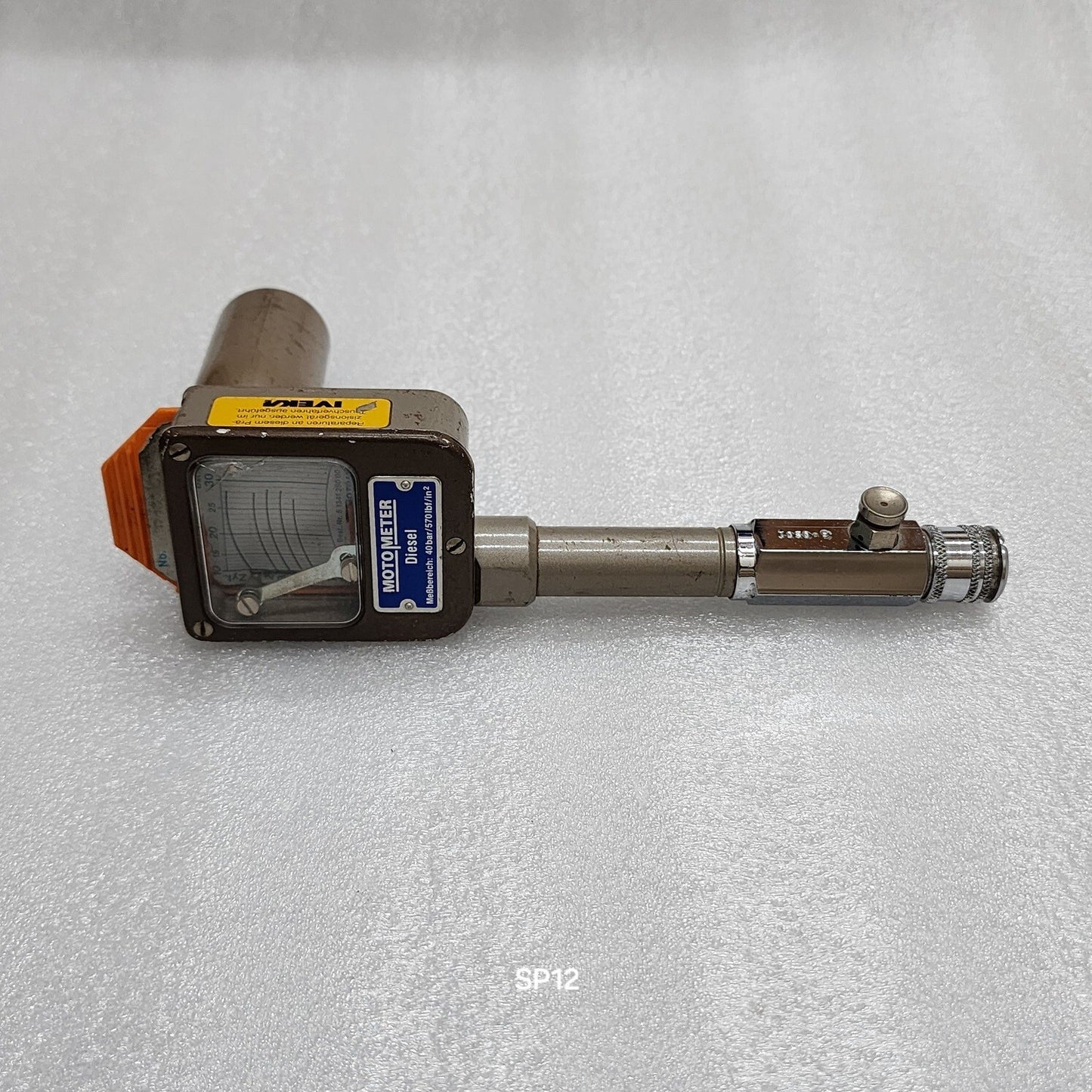 MOTO METER DIESEL COMPRESSION GAUGE 40BAR