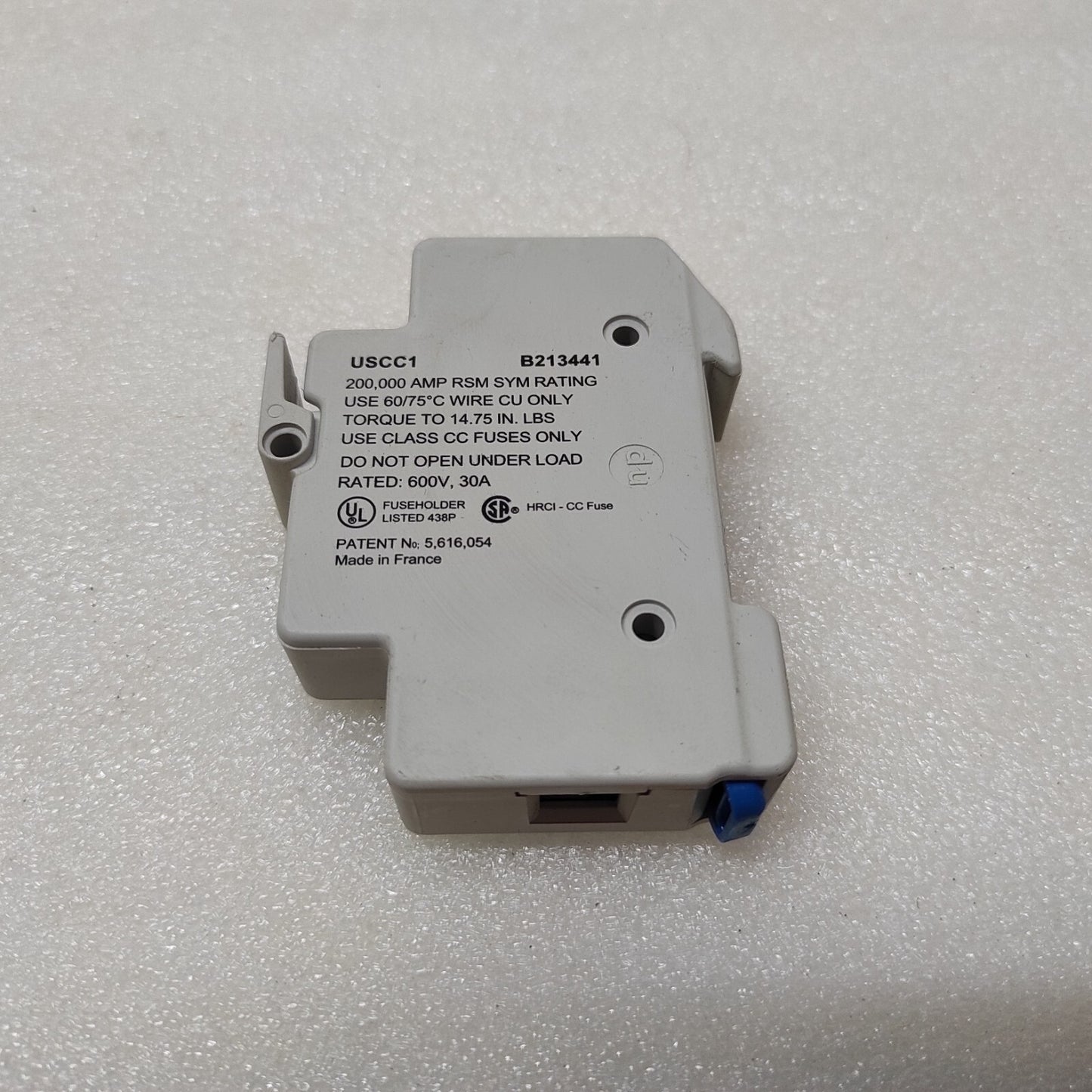 FERRAZ SHAWMUT USCC1 FUSE HOLDER B213441 600V 30A LOT OF 2 UNIT