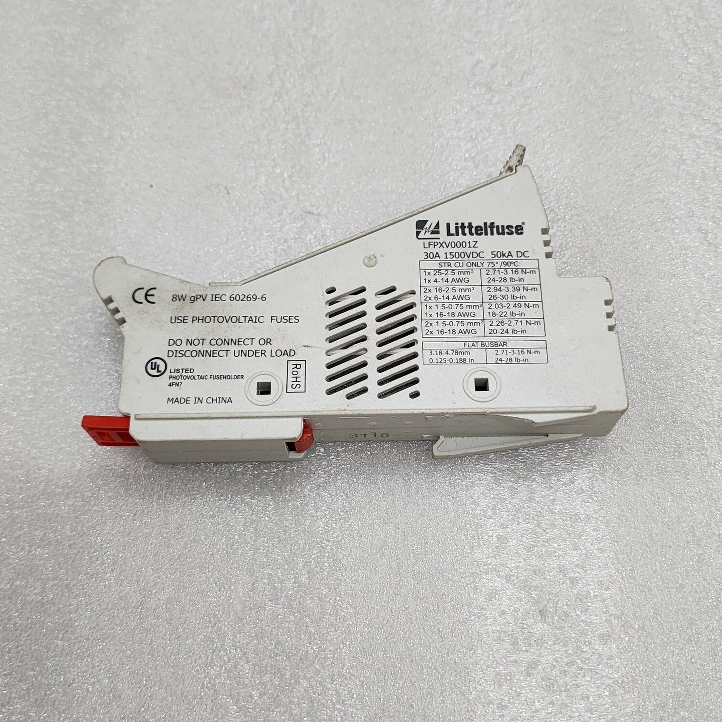 LITTLEFUSE LFPXV FUSE HOLDER 30A 1500VDC