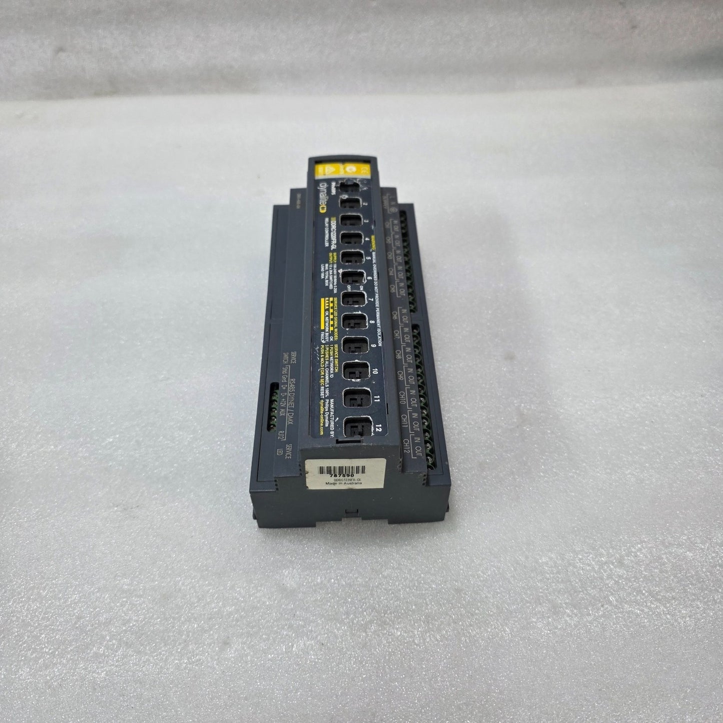 PHILIPS DYNALITE DDRC1220FR-GL RELAY CONTROLLER – 12 CHANNEL LIGHTING CONTROL