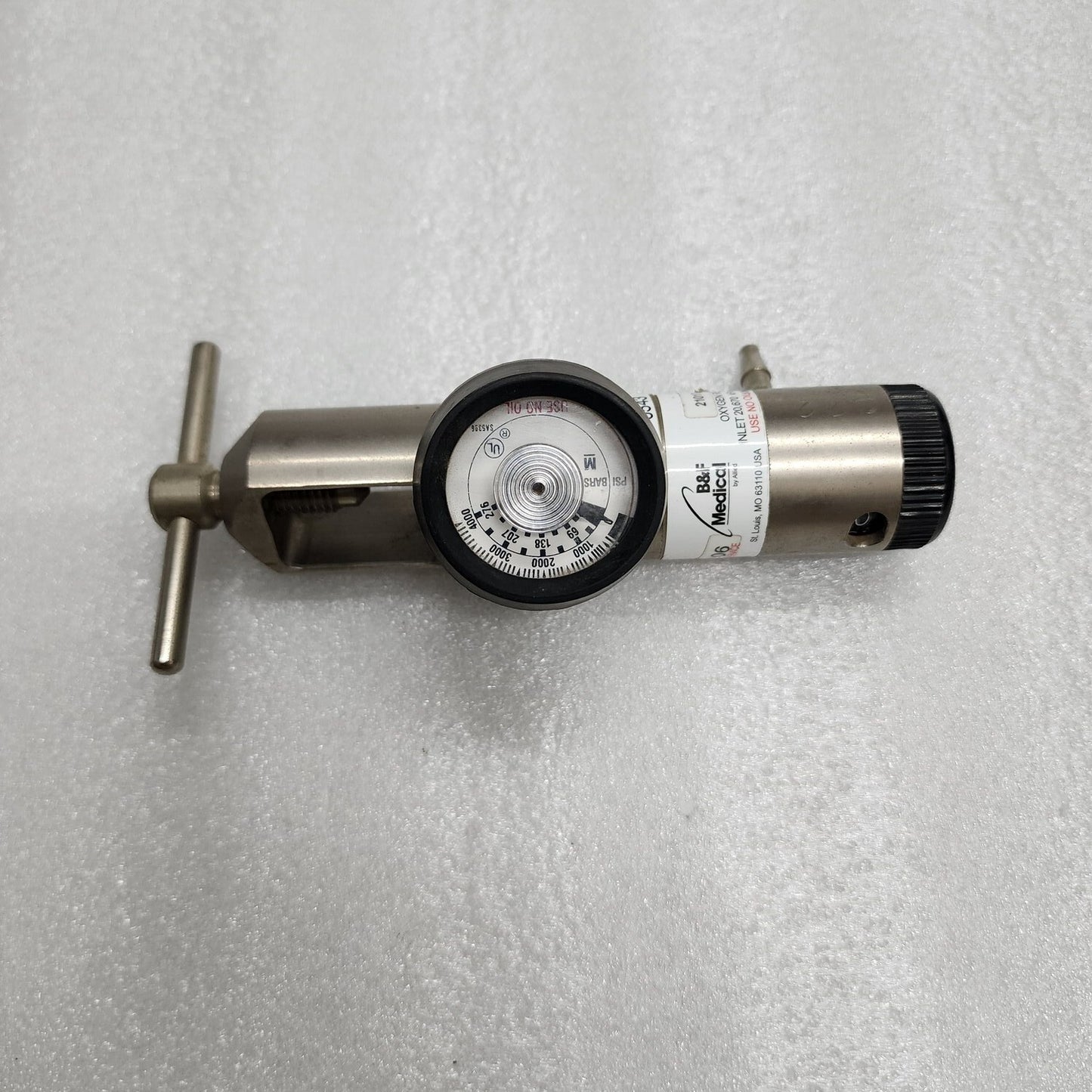 B&F 21017 CE OXYGEN REGULATOR