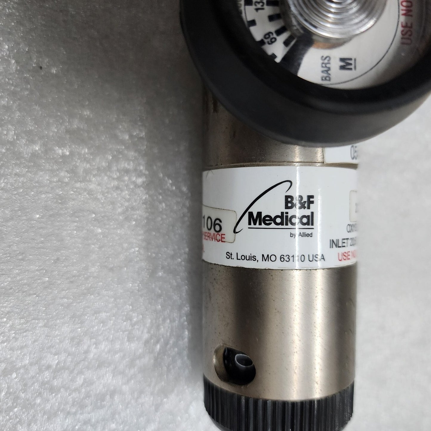 B&F 21017 CE OXYGEN REGULATOR