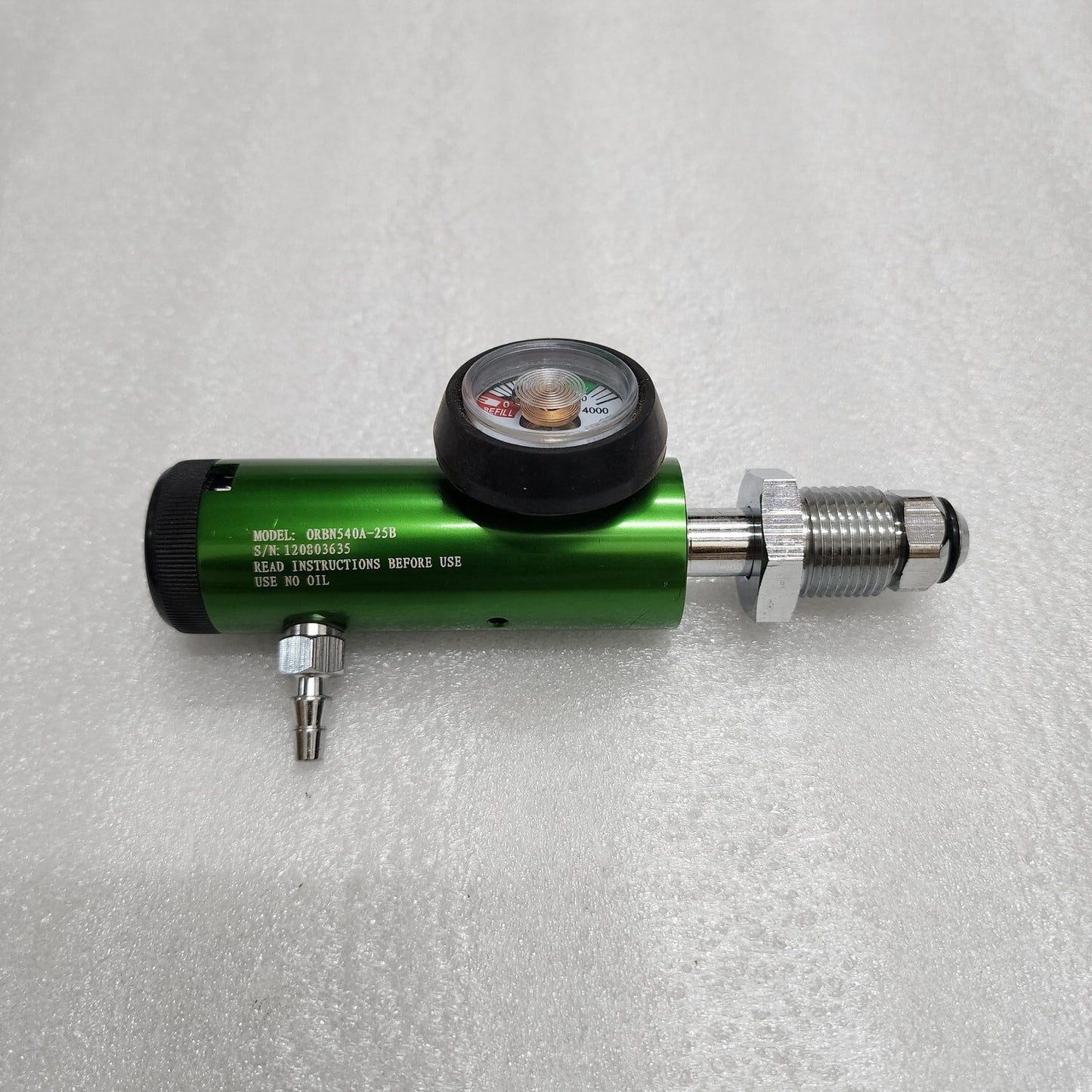 BE SAFE 0RBN540A-25B O2-REGULATOR