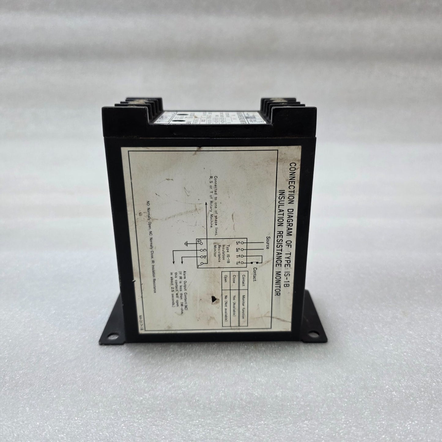 TOYO KEIKI IS-1B INSULATION RESISTANCE MONITOR – 200–230V AC, 2.5S DELAY, AC/DC