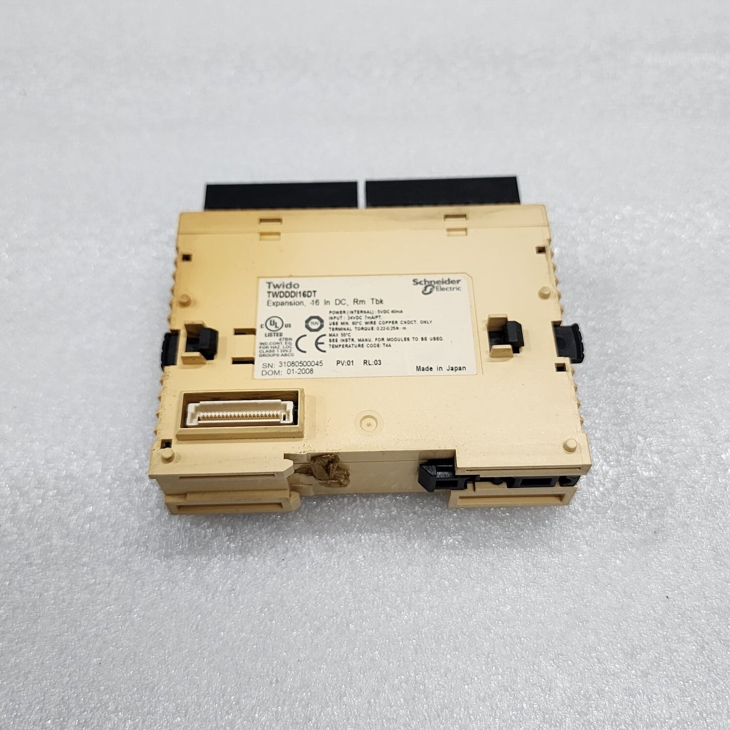 TELEMECANIQUE TWDDDI16DT EXPANSION MODULE