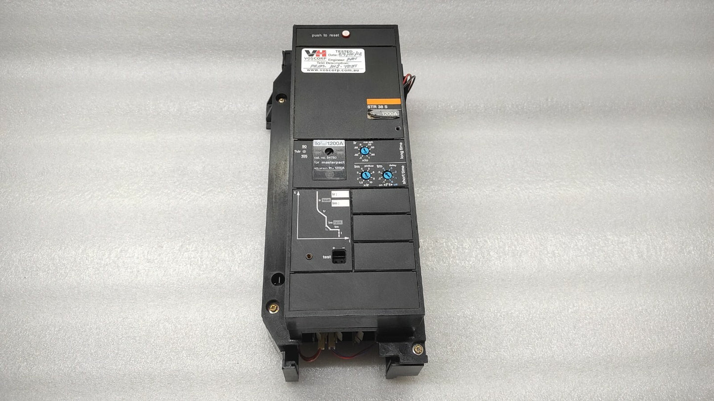 SE STR 38 S MASTERPACT STR ELECTRONIC TRIP UNIT 1200A