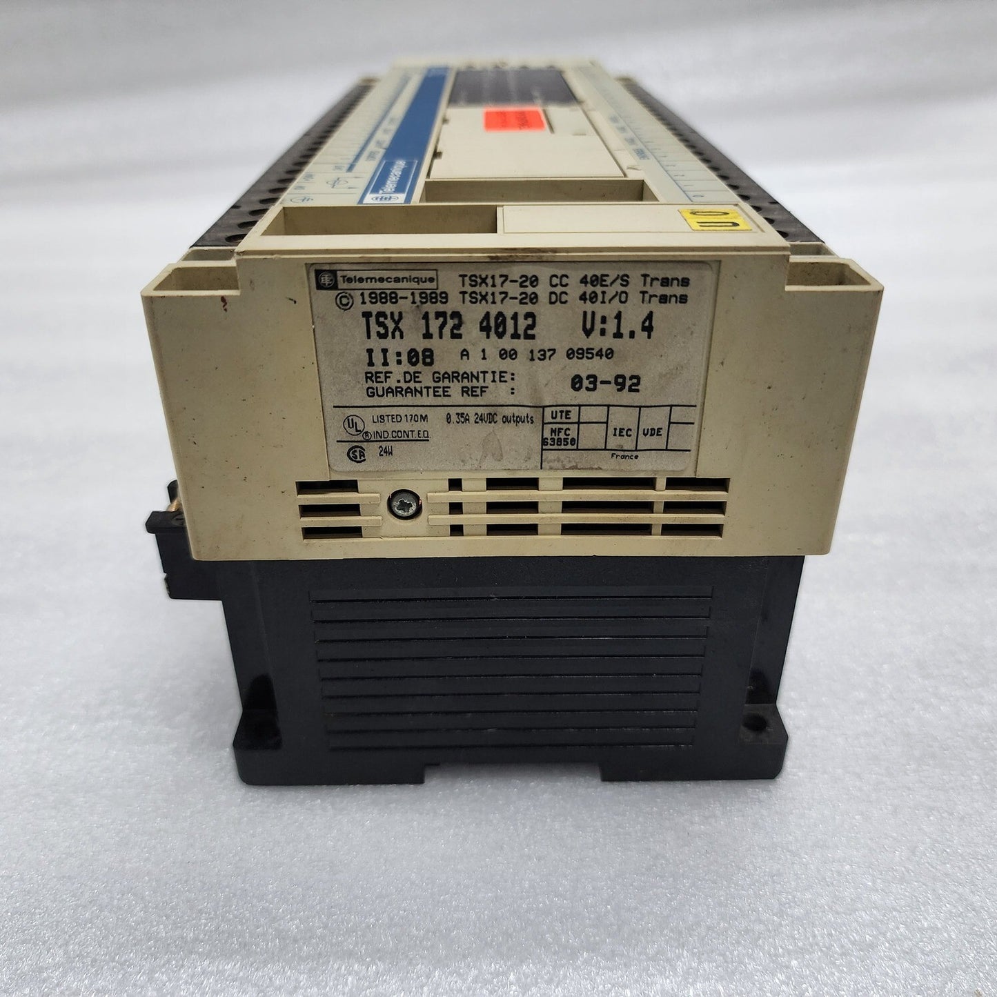 TELEMECANIQUE TSX1724012 PLC CPU CONTROLLER A10013709540