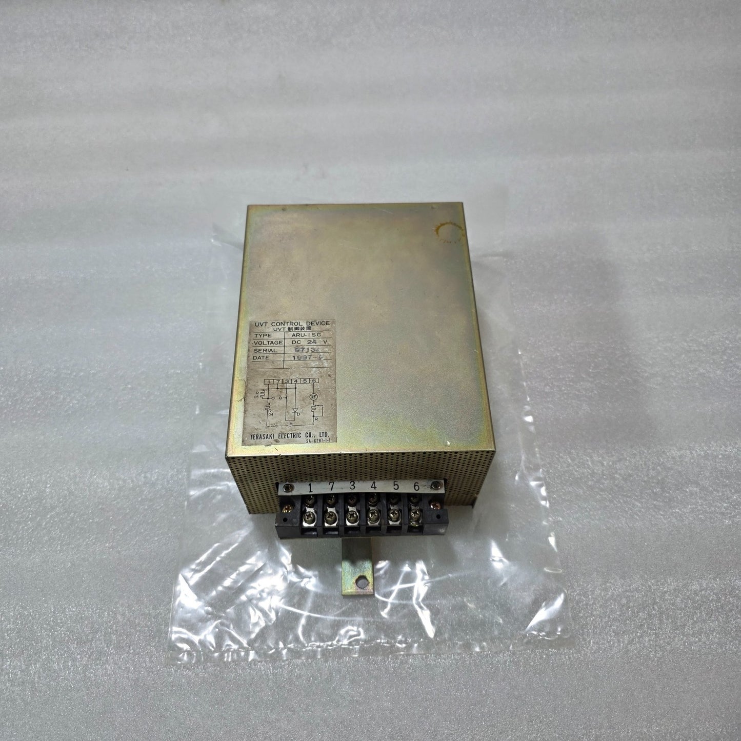 TERASAKI ARU-1SC UVT CONTROL DEVICE – 24V DC UNDER VOLTAGE TRIP UNIT | UVT PROTE