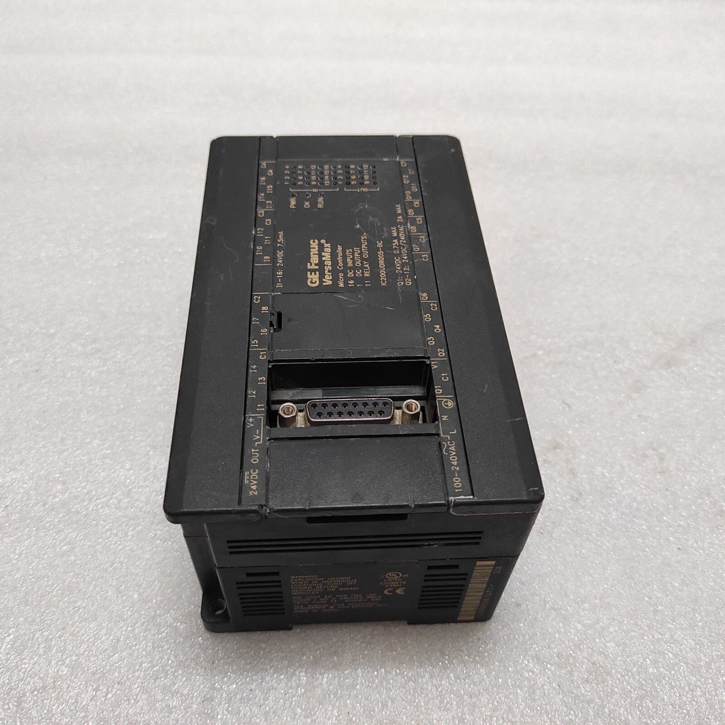 GE FANUC VERSA MAX IC200UDR005-BC MICRO CONTROLLER