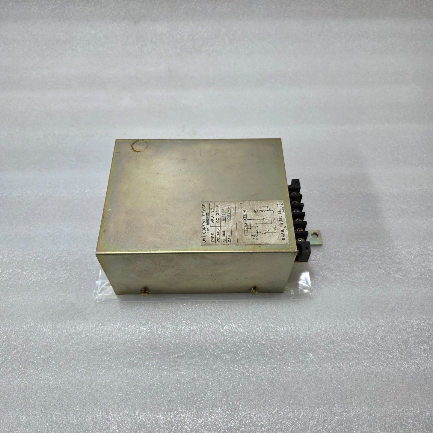 TERASAKI ARU-1SC UVT CONTROL DEVICE – 24V DC UNDER VOLTAGE TRIP UNIT | UVT PROTE