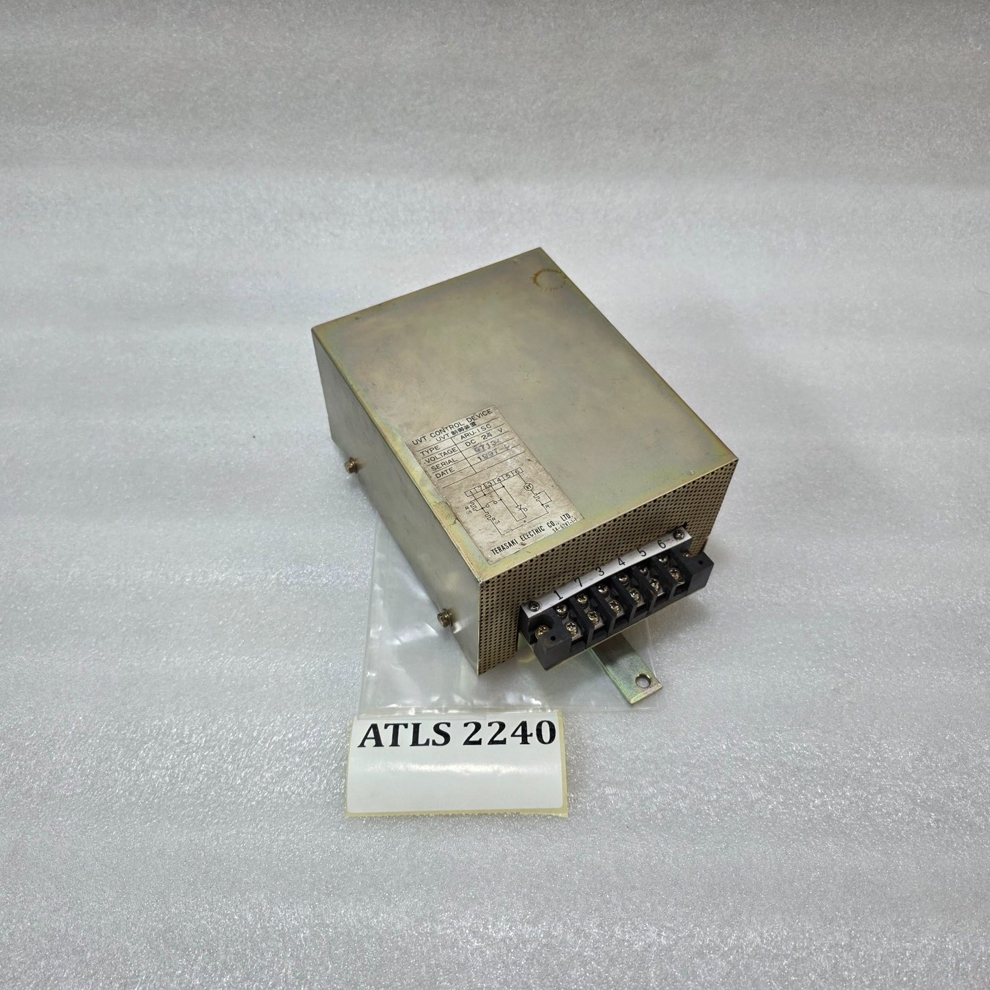 TERASAKI ARU-1SC UVT CONTROL DEVICE – 24V DC UNDER VOLTAGE TRIP UNIT | UVT PROTE