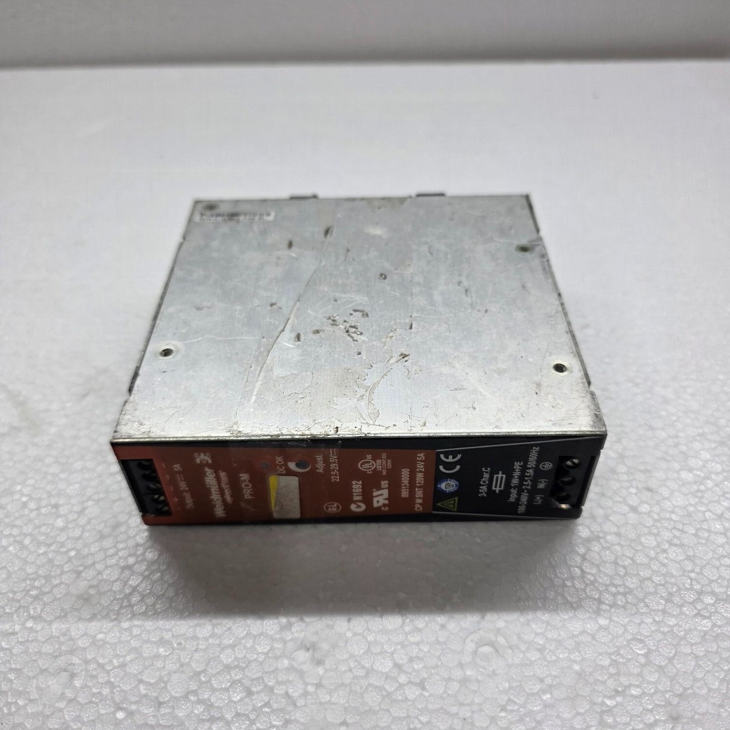 WEIDMULLER CP M SNT 120W 24V 5A POWER SUPPLY 8951340000 24VDC 5A