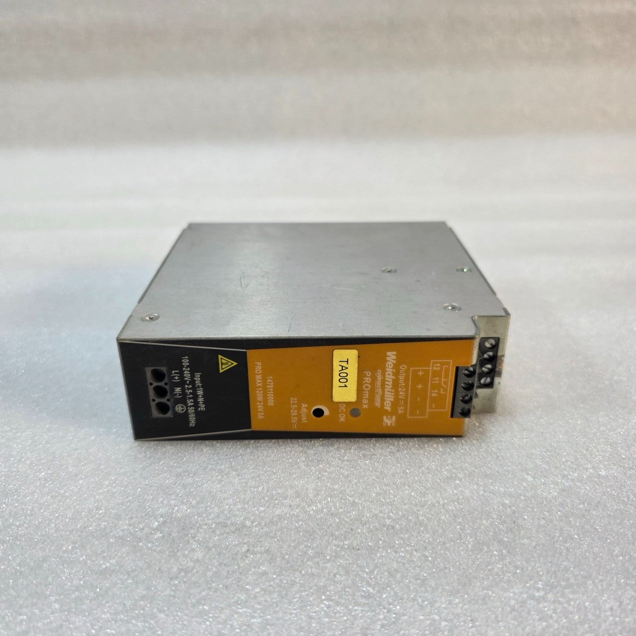 WEIDMÜLLER PRO MAX 120W 24V 5A SWITCHING POWER SUPPLY 1478110000