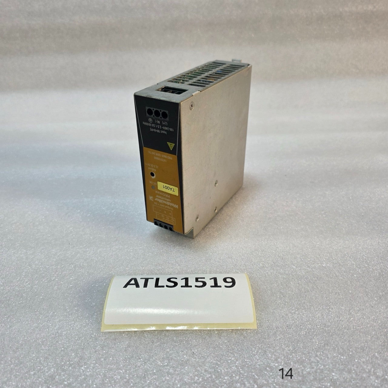 WEIDMÜLLER PRO MAX 120W 24V 5A SWITCHING POWER SUPPLY 1478110000