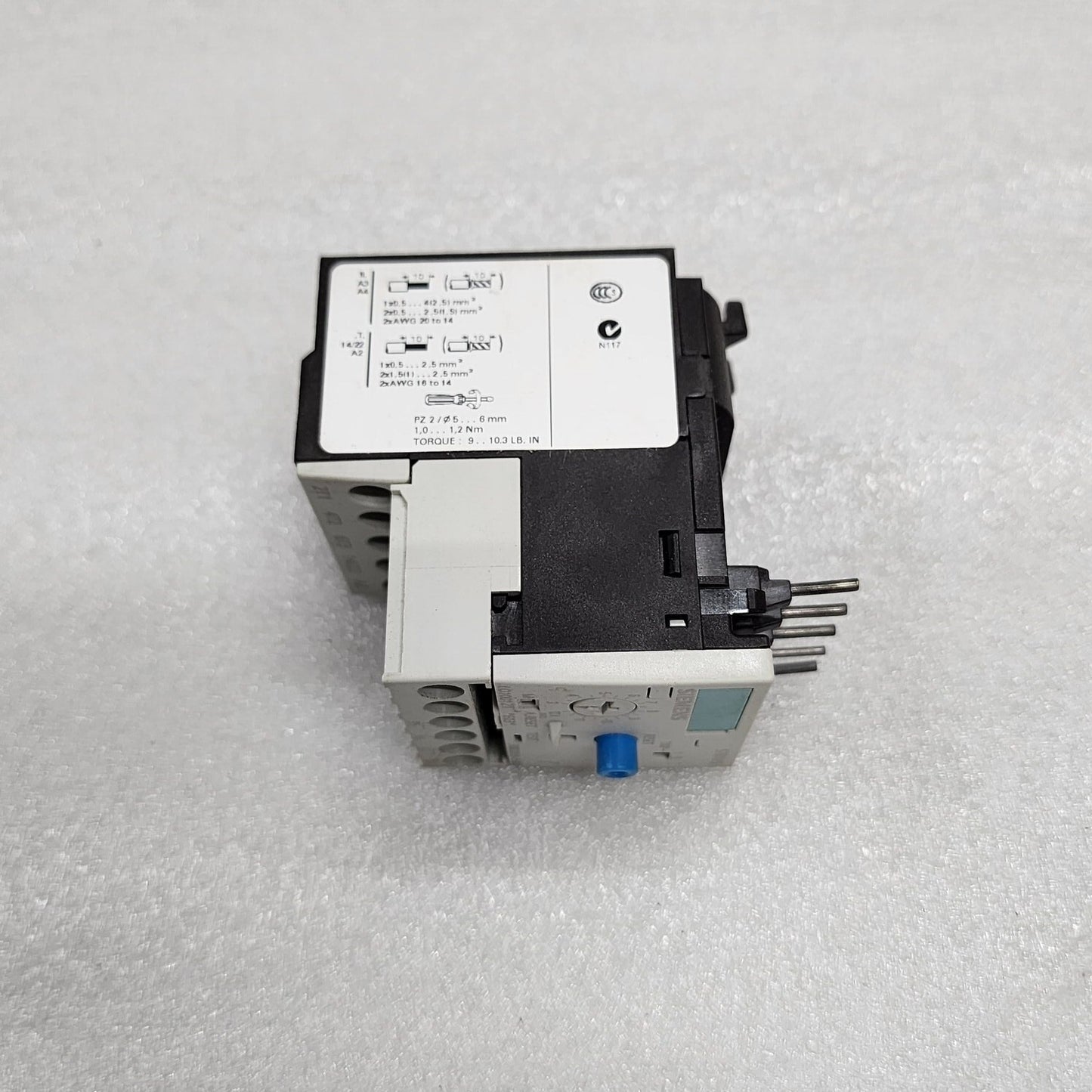 SIEMENS SIRIUS 3RB2016-1SB0 OVERLOAD RELAY 3-12A