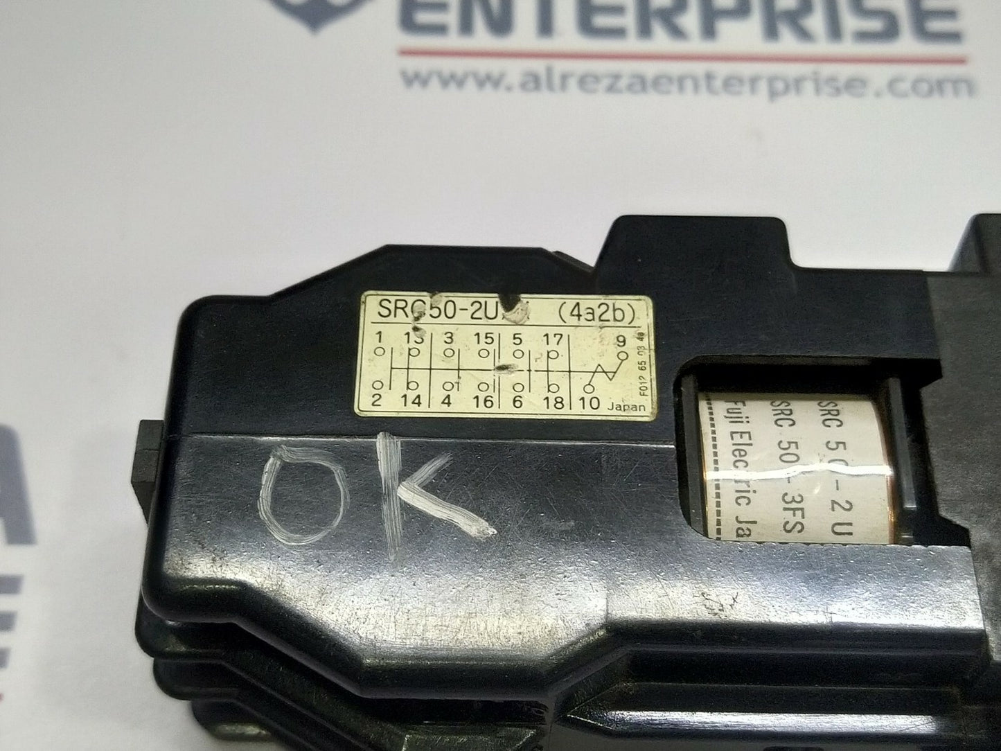 Fuji SRC50-2U/X (4A2B) Auxiliary Relay Coil Voltage 400-440V